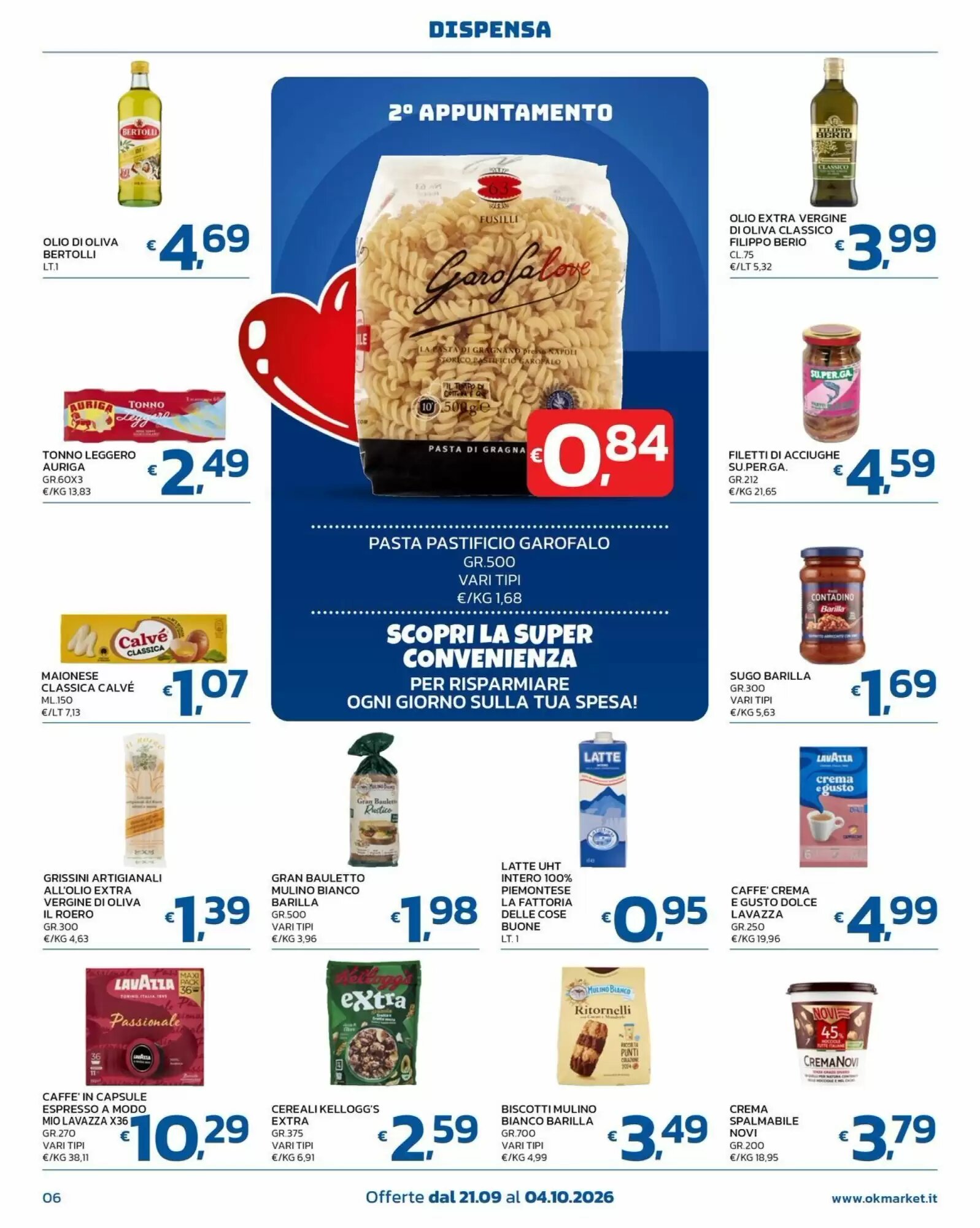 Volantino promozionale Ok Market  valide dal 21/09/2026 - Pagina 6.