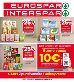 Volantino promozionale Eurospar  valide dal 21/09/2026