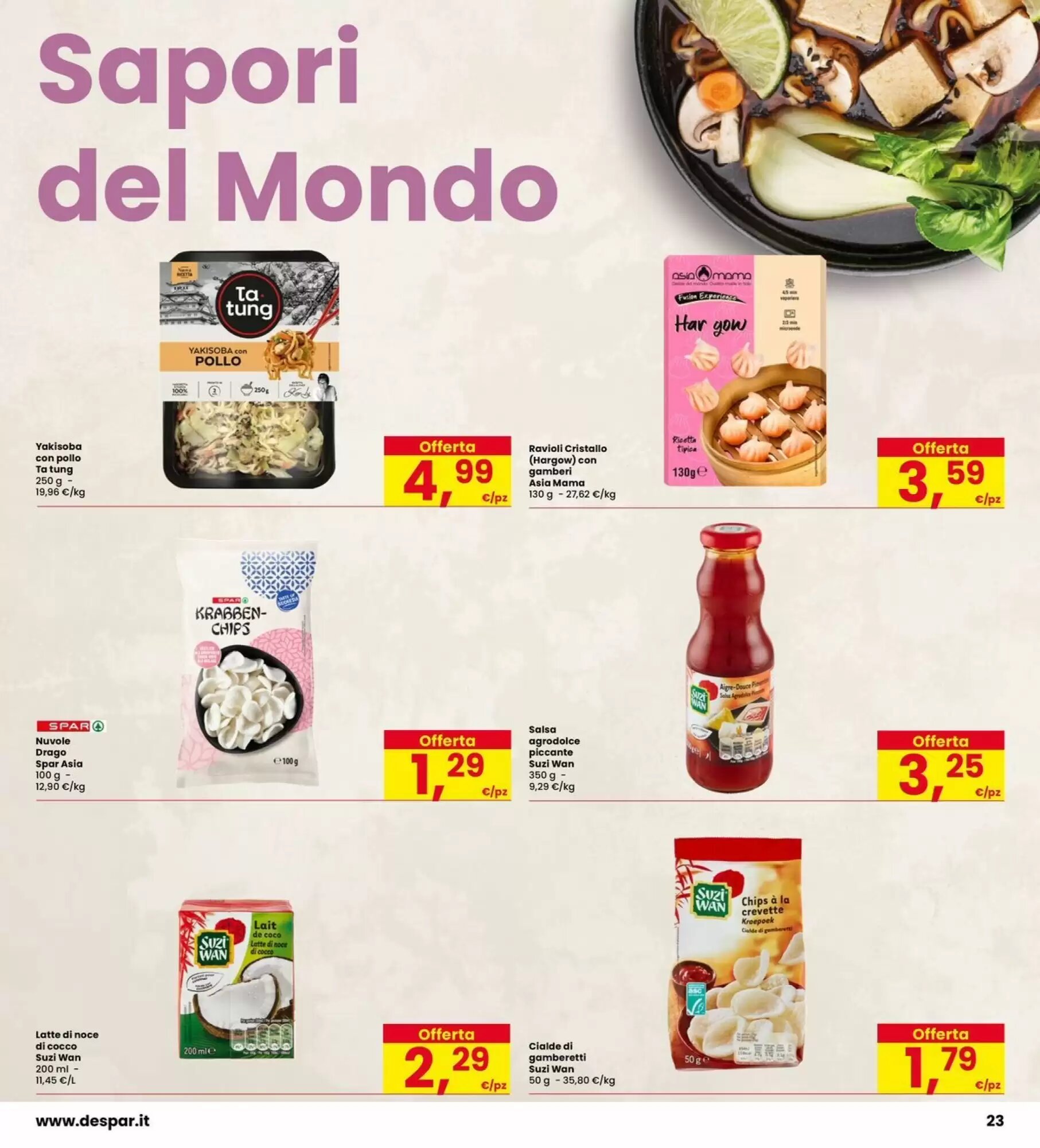 Volantino promozionale Eurospar  valide dal 21/09/2026 - Pagina 23.