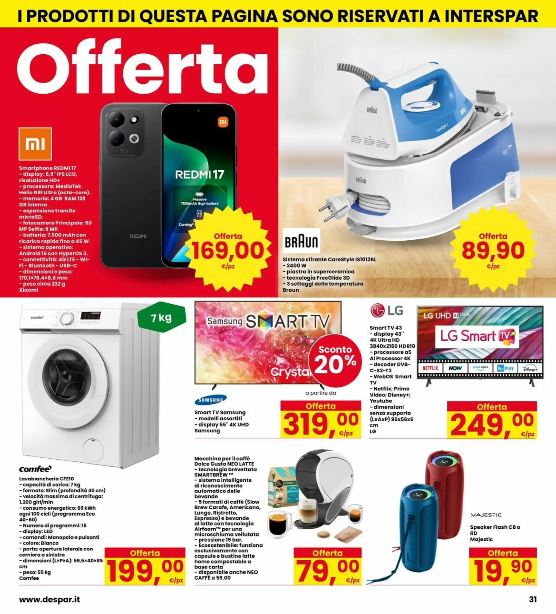 Volantino promozionale Eurospar  valide dal 21/09/2026 - Pagina 31.