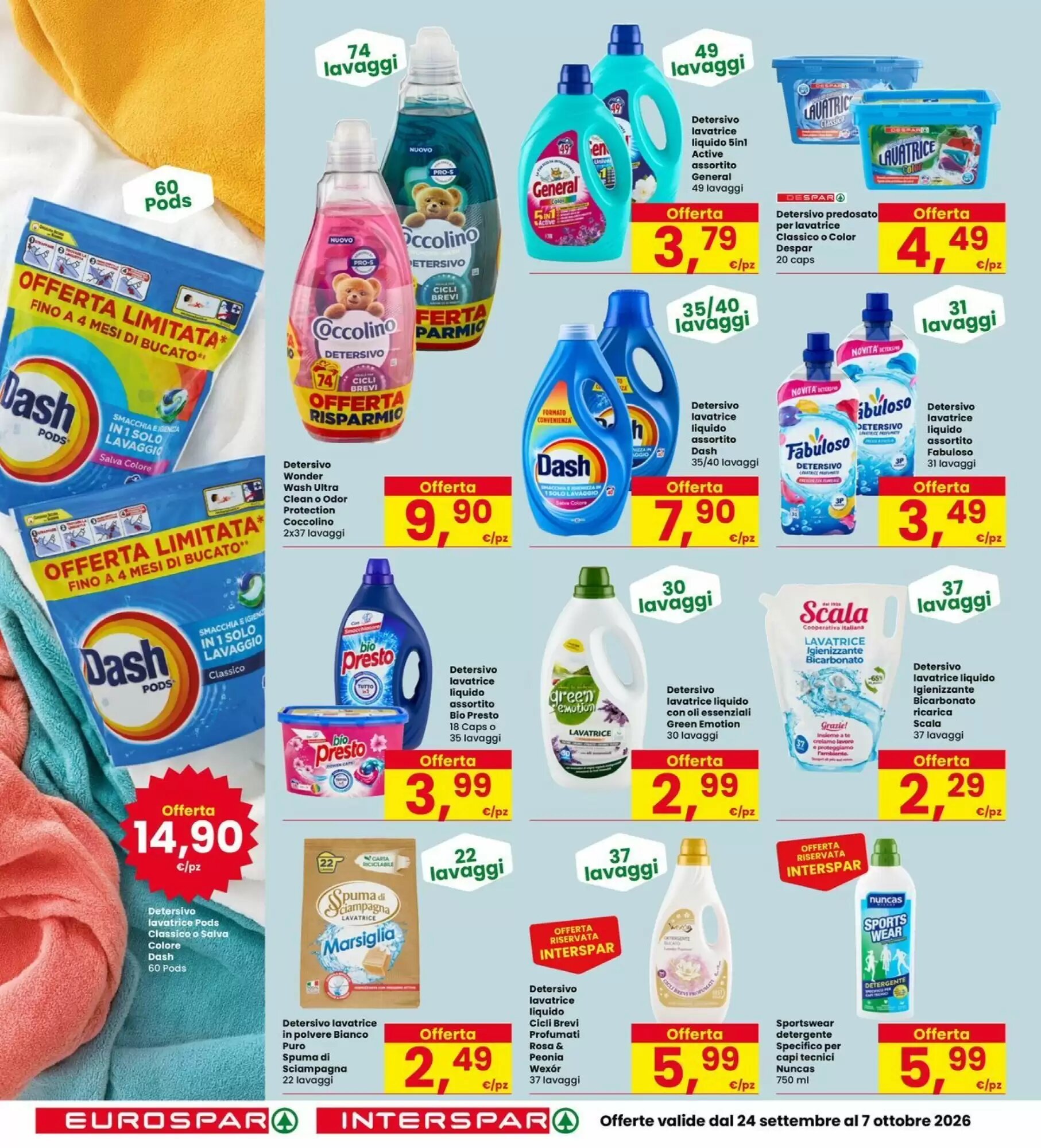 Volantino promozionale Eurospar  valide dal 21/09/2026 - Pagina 34.