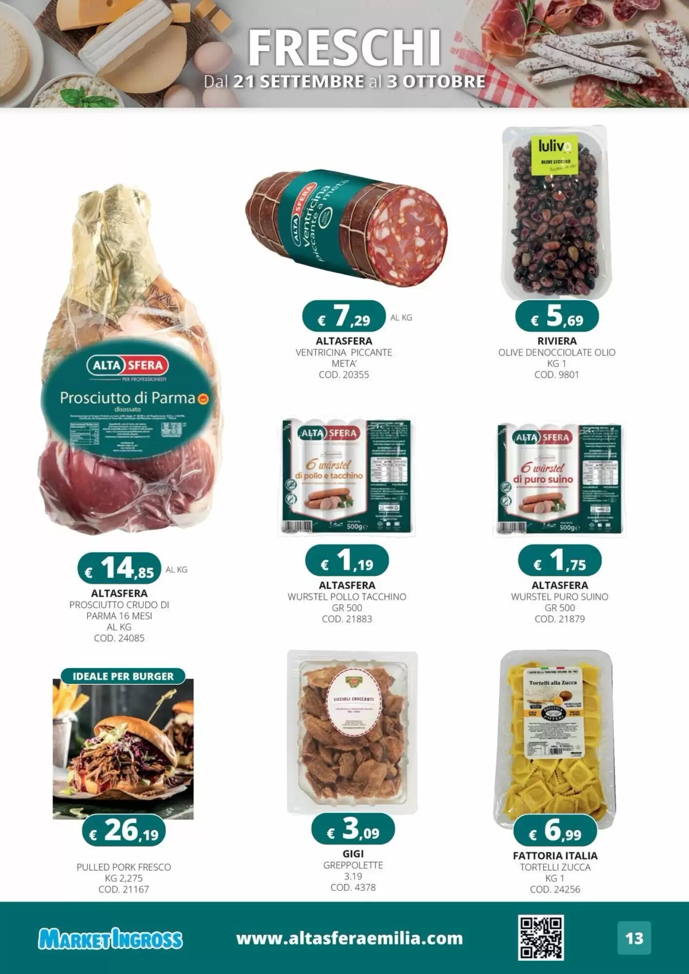 Volantino promozionale Altasfera  valide dal 21/09/2026 - Pagina 13.