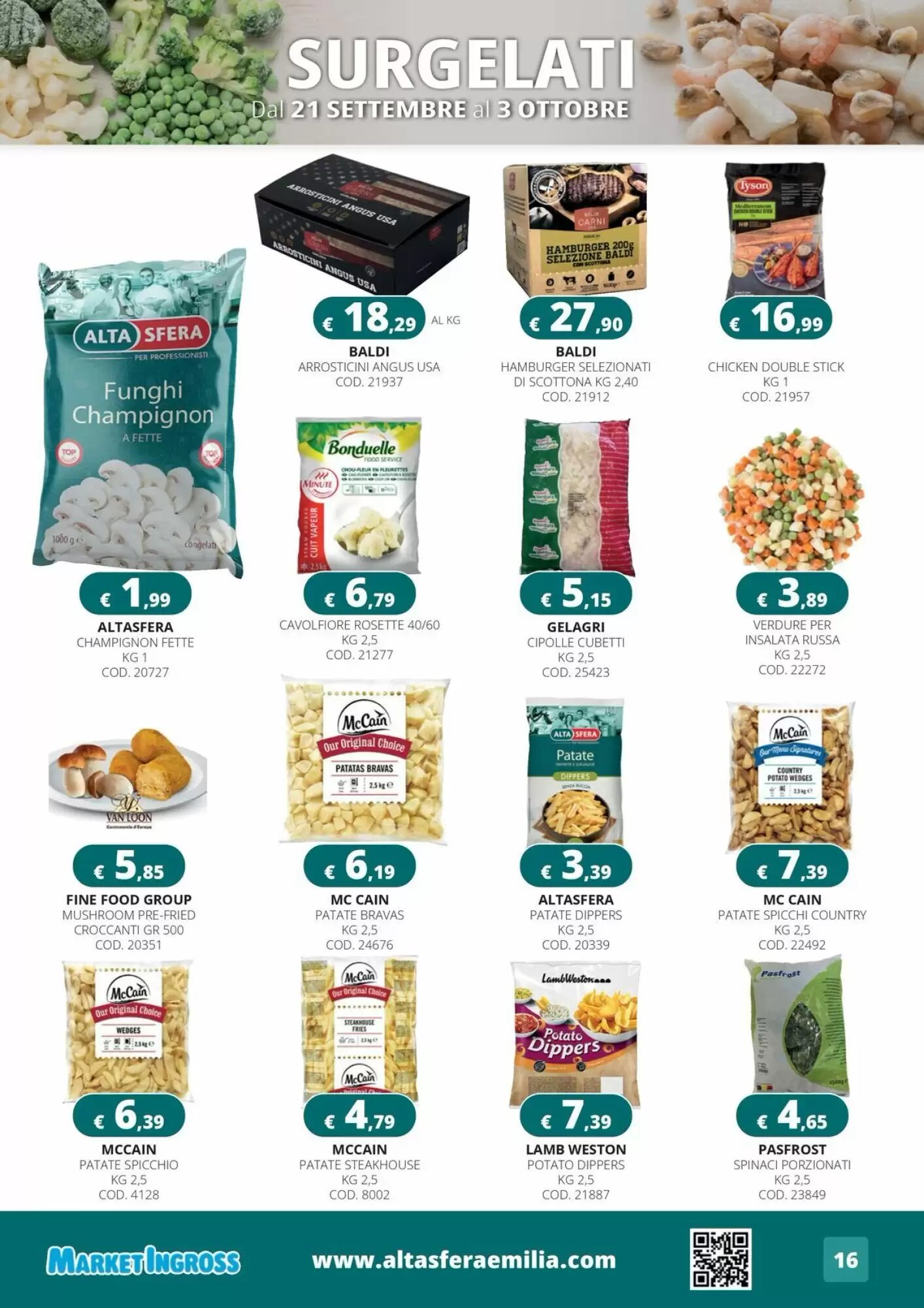 Volantino promozionale Altasfera  valide dal 21/09/2026 - Pagina 16.