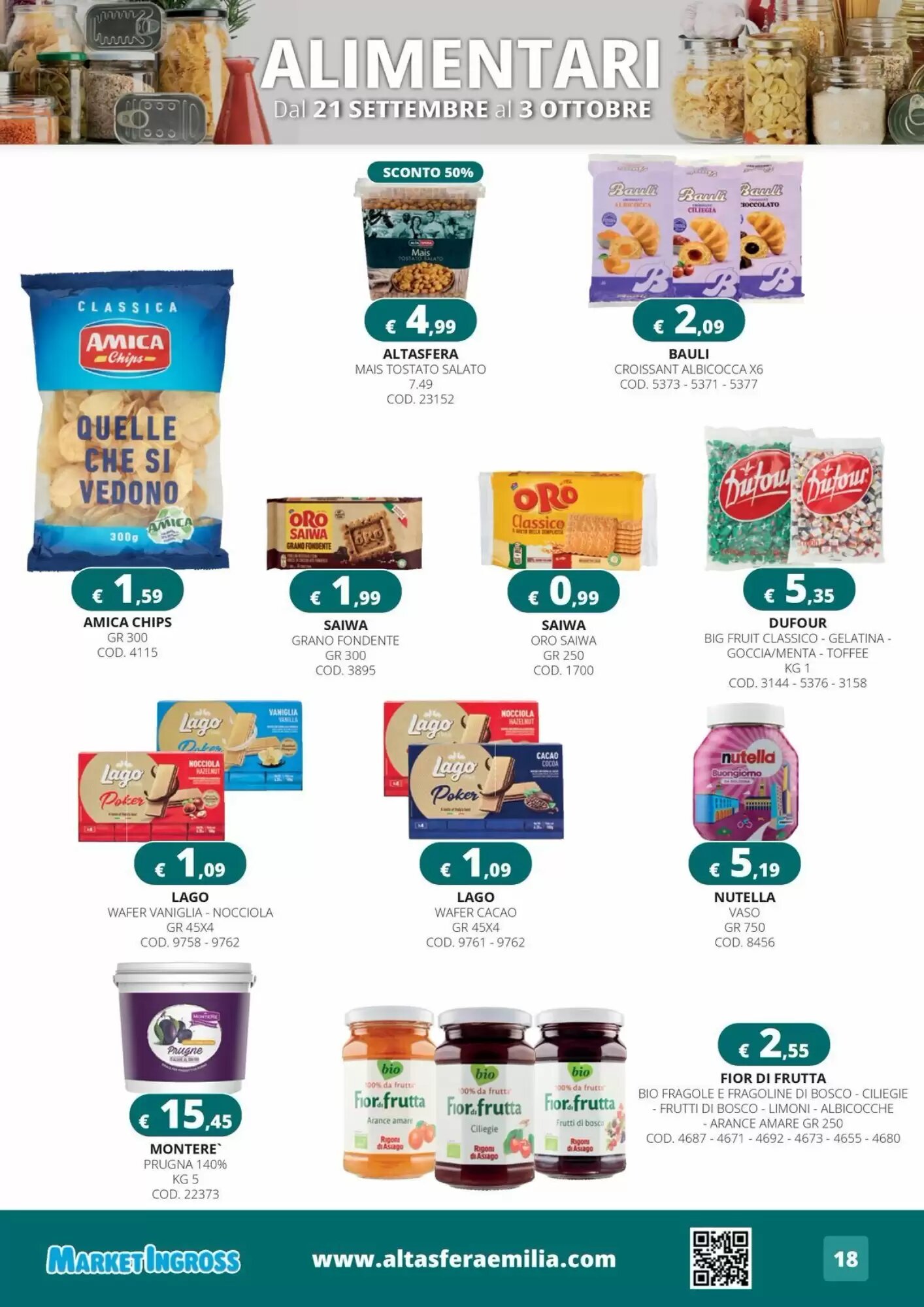 Volantino promozionale Altasfera  valide dal 21/09/2026 - Pagina 18.