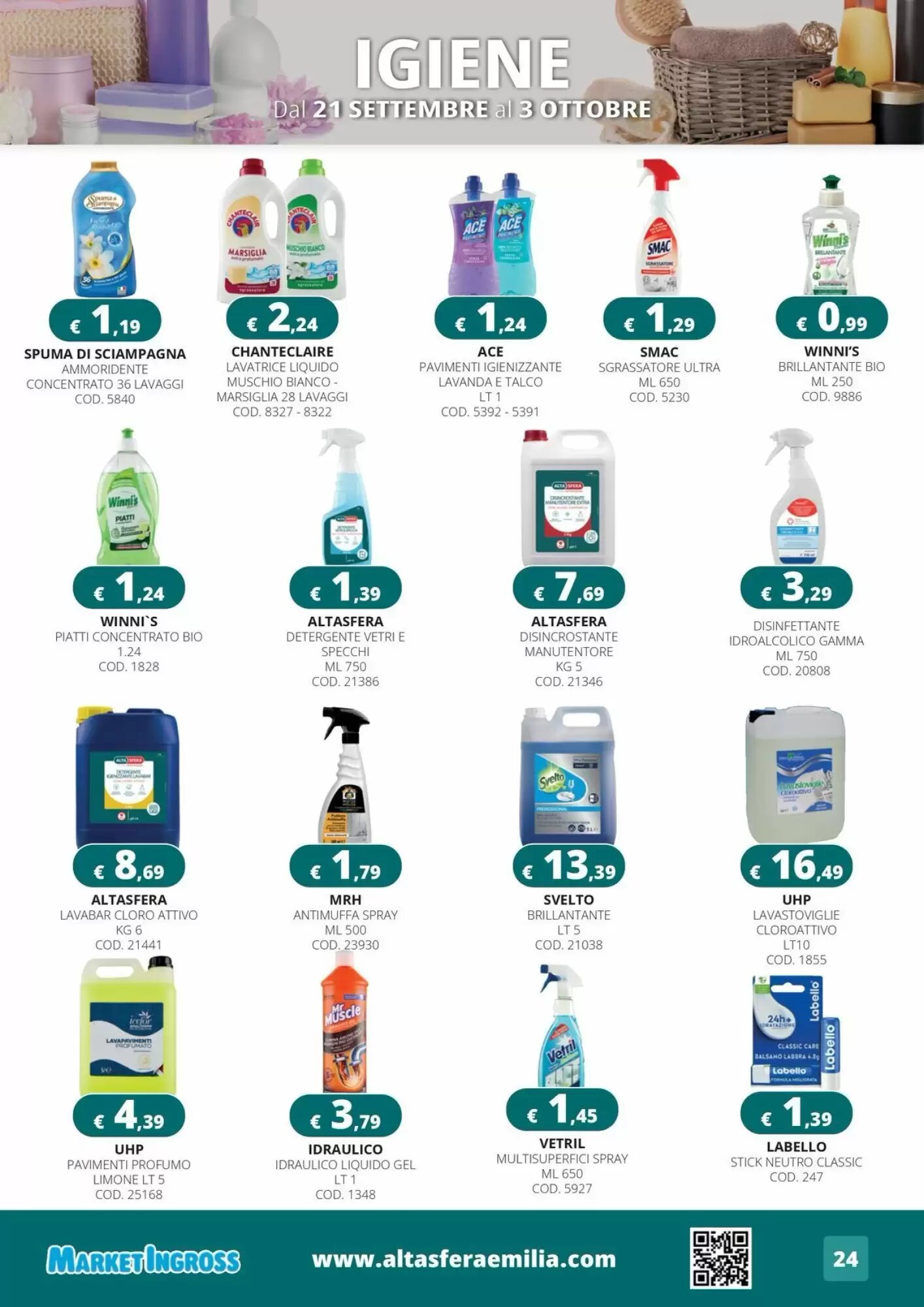 Volantino promozionale Altasfera  valide dal 21/09/2026 - Pagina 24.