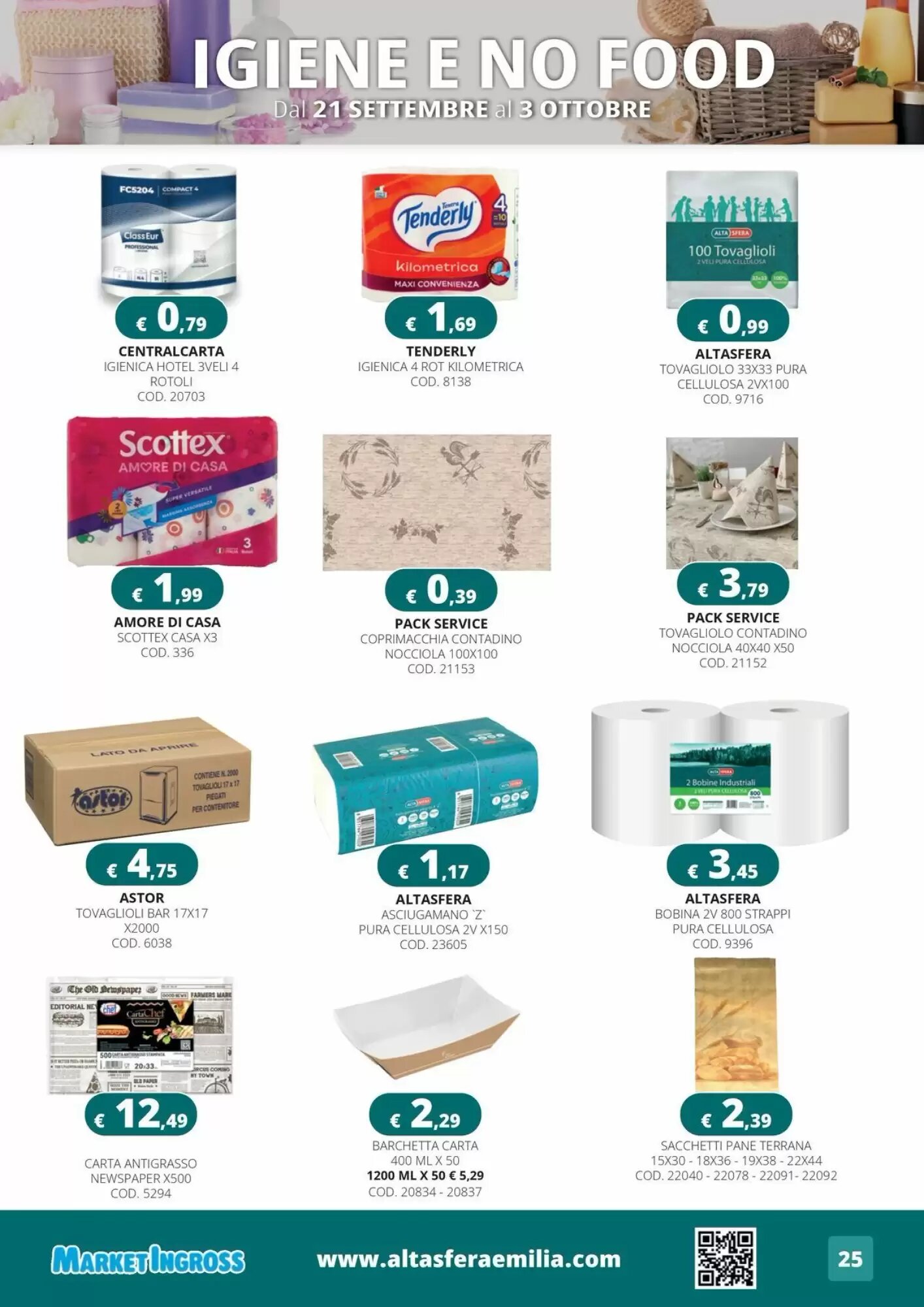 Volantino promozionale Altasfera  valide dal 21/09/2026 - Pagina 25.