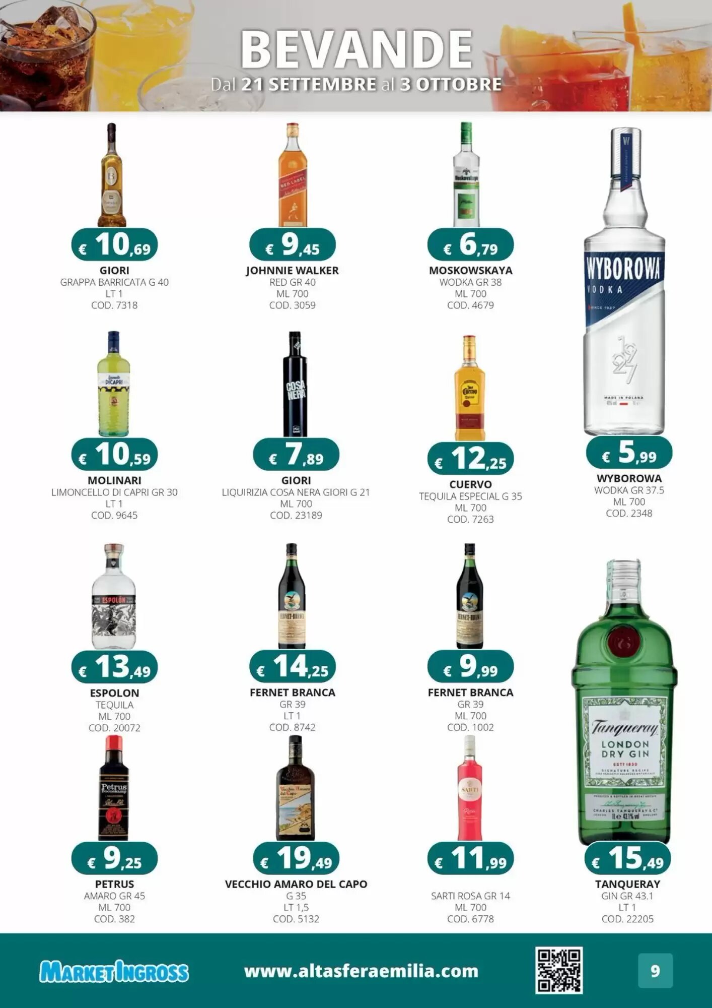 Volantino promozionale Altasfera  valide dal 21/09/2026 - Pagina 9.