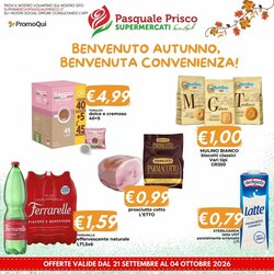 Volantino promozionale Supermercati Pasquale Prisco  valide dal 21/09/2026