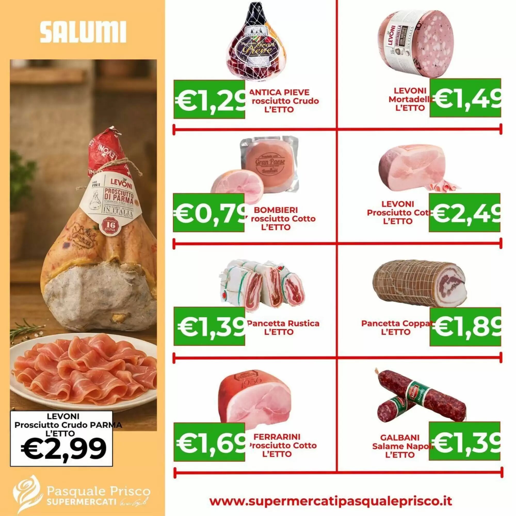 Volantino promozionale Supermercati Pasquale Prisco  valide dal 21/09/2026 - Pagina 2.