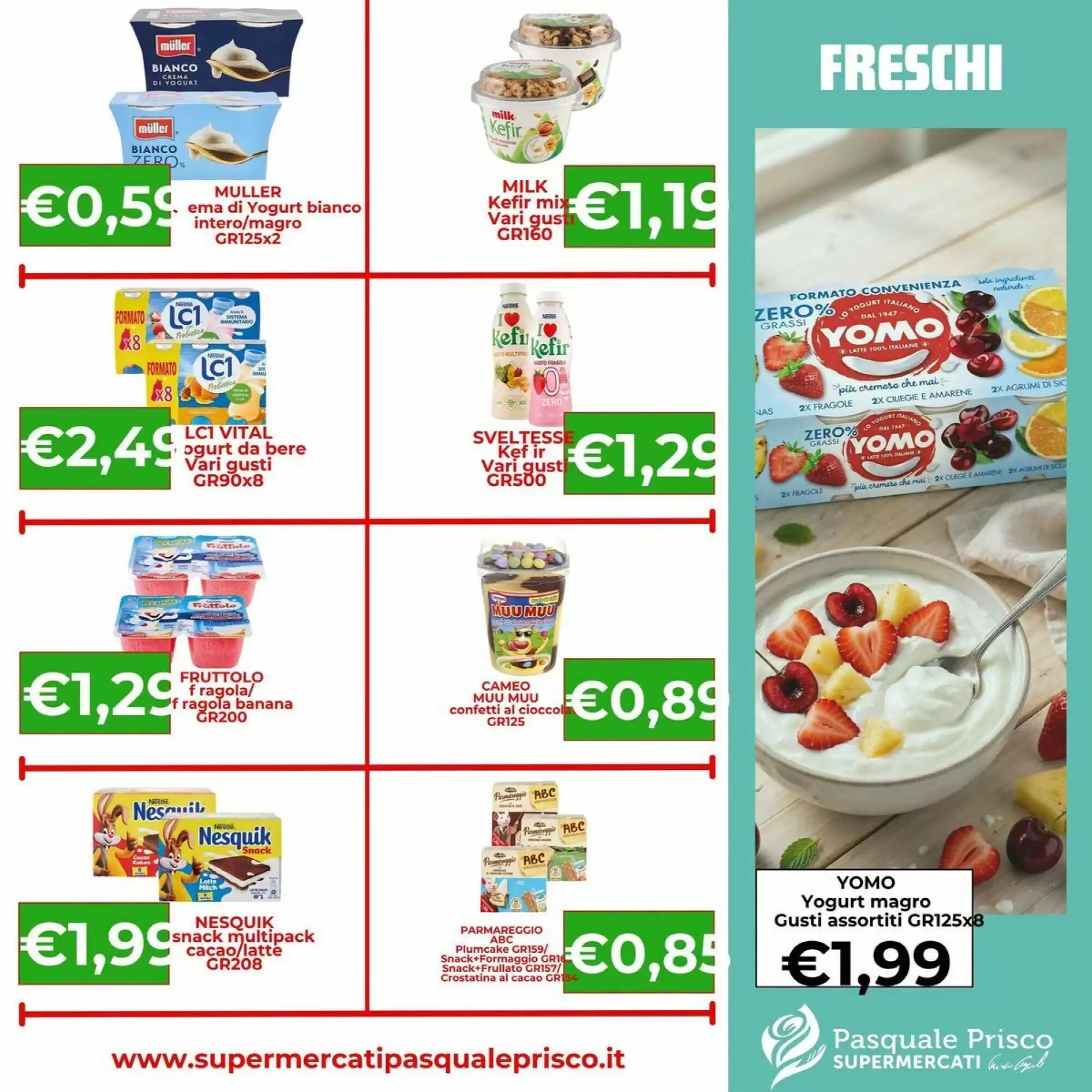 Volantino promozionale Supermercati Pasquale Prisco  valide dal 21/09/2026 - Pagina 9.