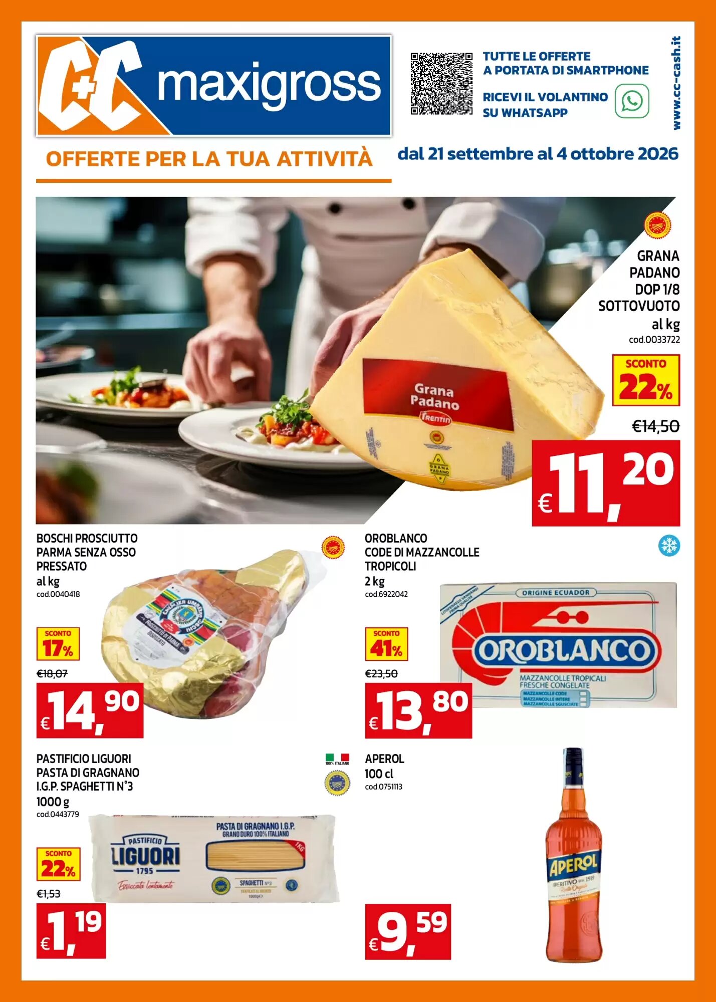 Volantino promozionale C+C maxigross valide dal 21/09/2026 - Pagina 1.
