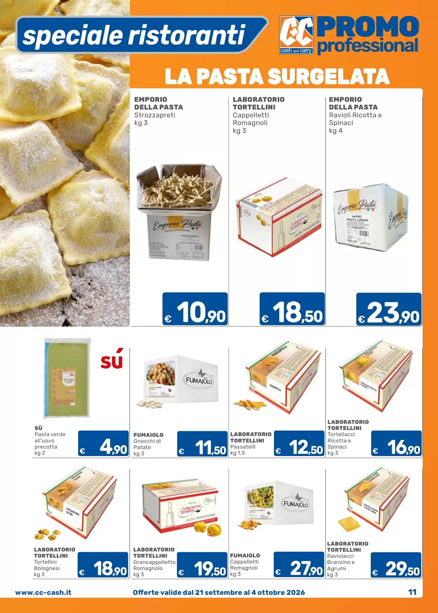 Volantino promozionale C+C Cash and Carry  valide dal 21/09/2026 - Pagina 11.