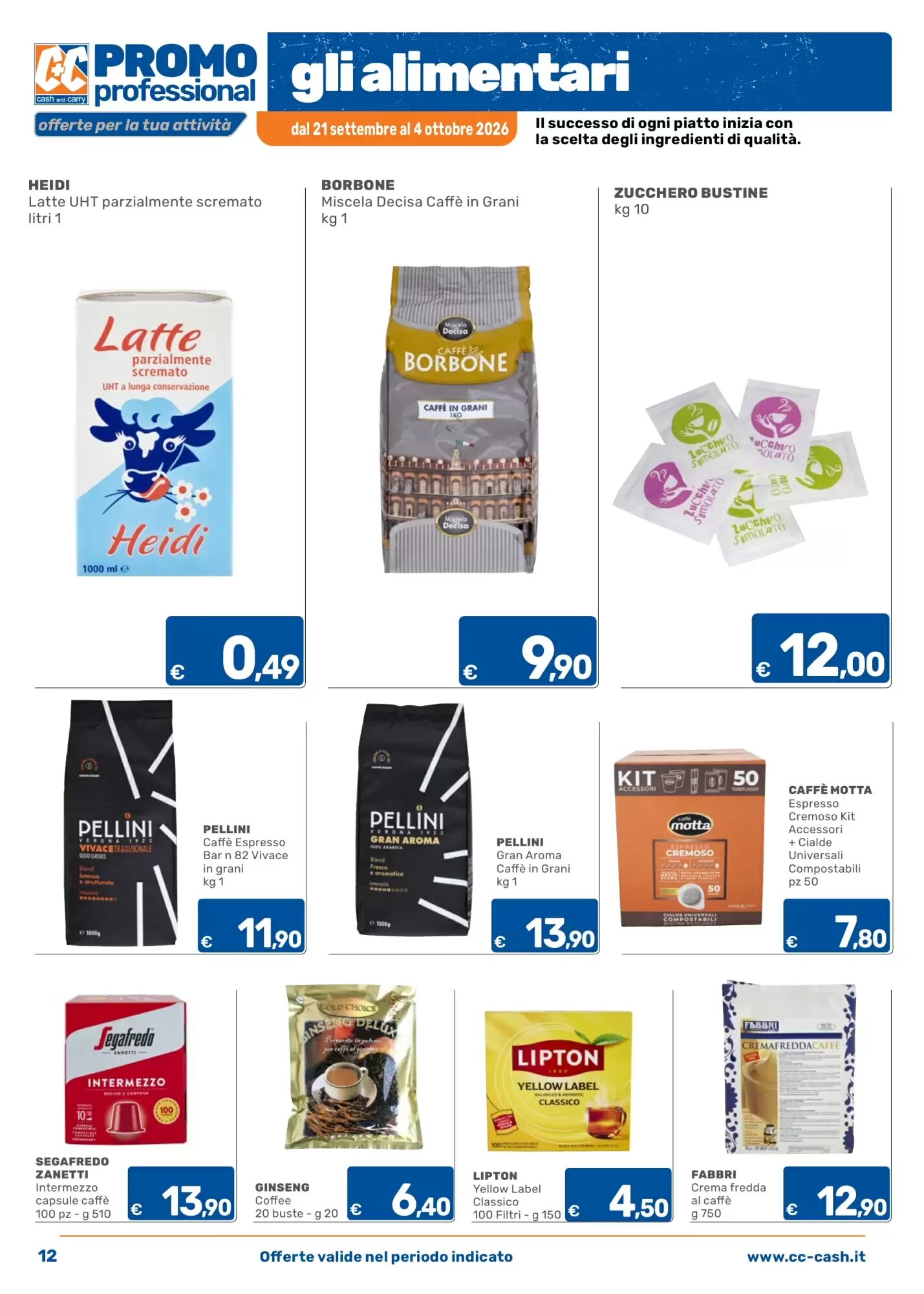 Volantino promozionale C+C Cash and Carry  valide dal 21/09/2026 - Pagina 12.