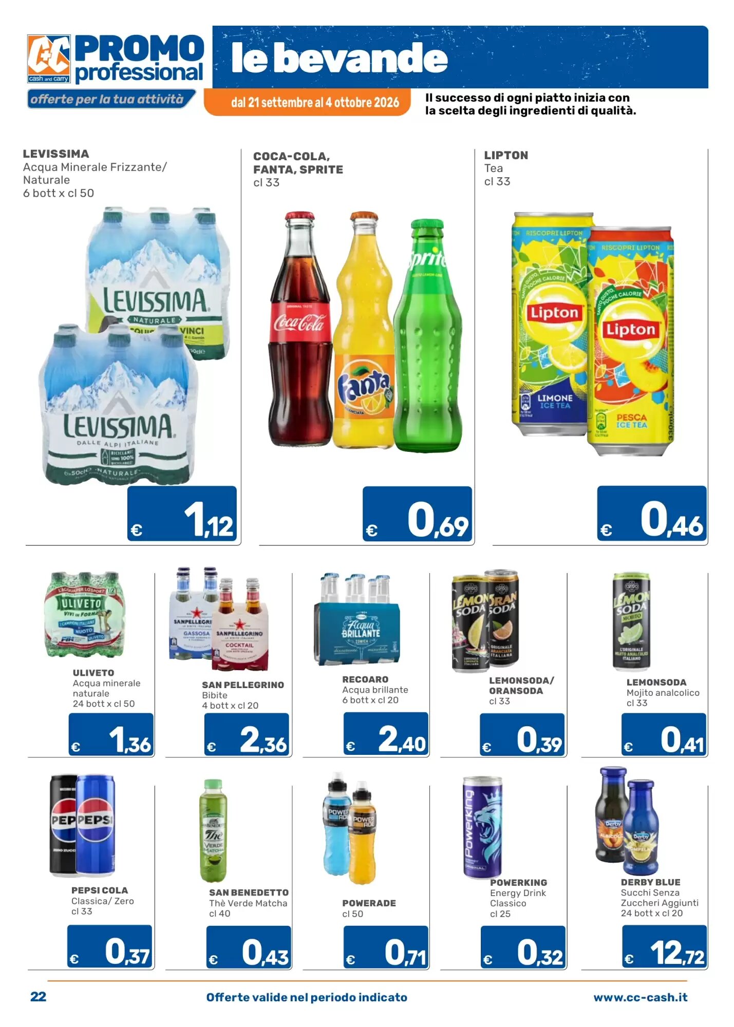 Volantino promozionale C+C Cash and Carry  valide dal 21/09/2026 - Pagina 22.