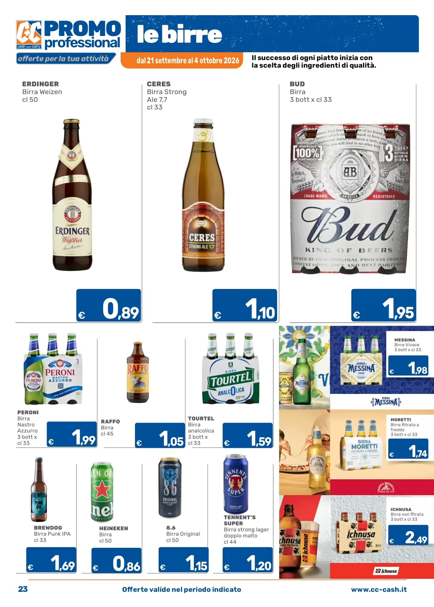 Volantino promozionale C+C Cash and Carry  valide dal 21/09/2026 - Pagina 23.
