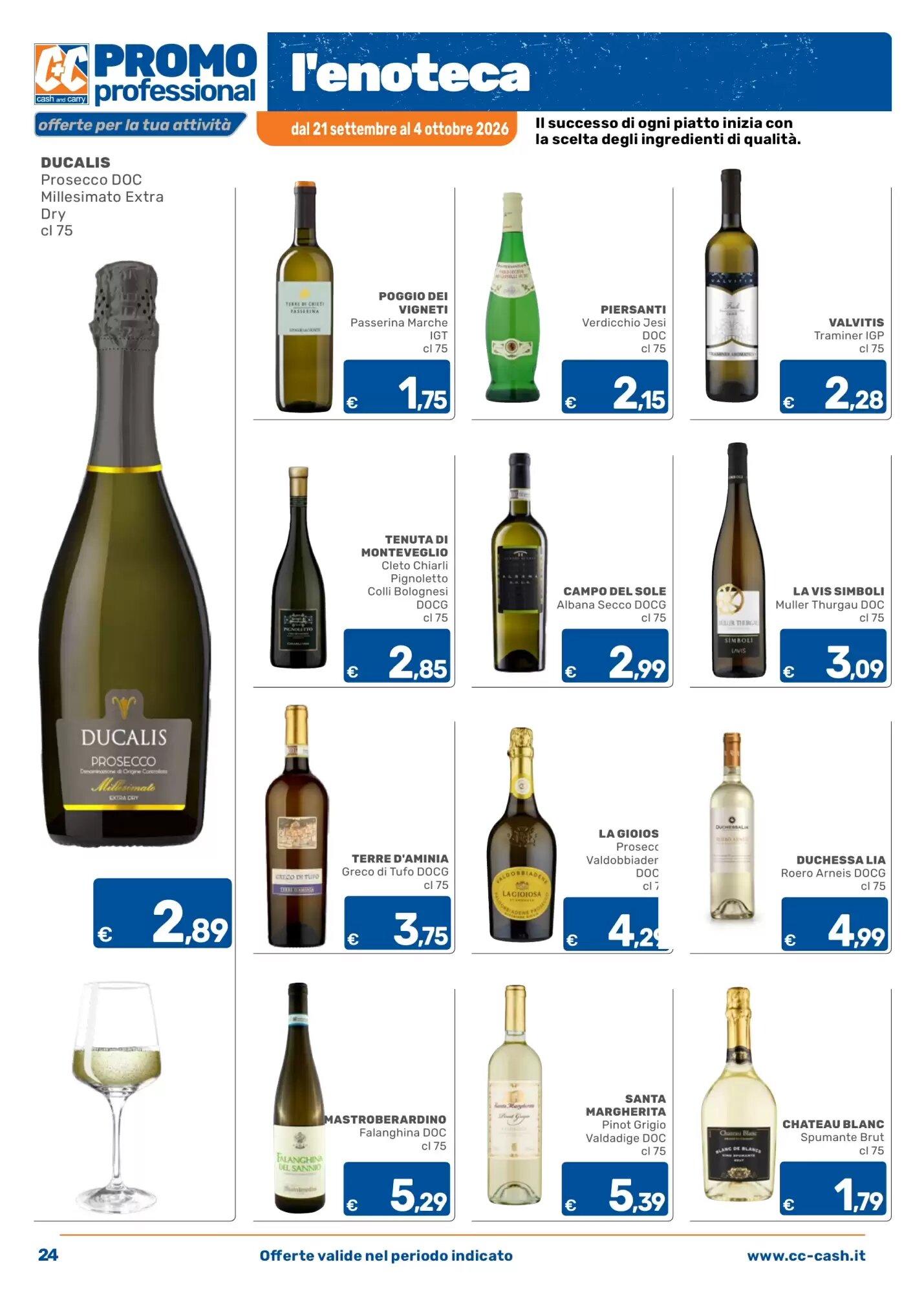 Volantino promozionale C+C Cash and Carry  valide dal 21/09/2026 - Pagina 24.