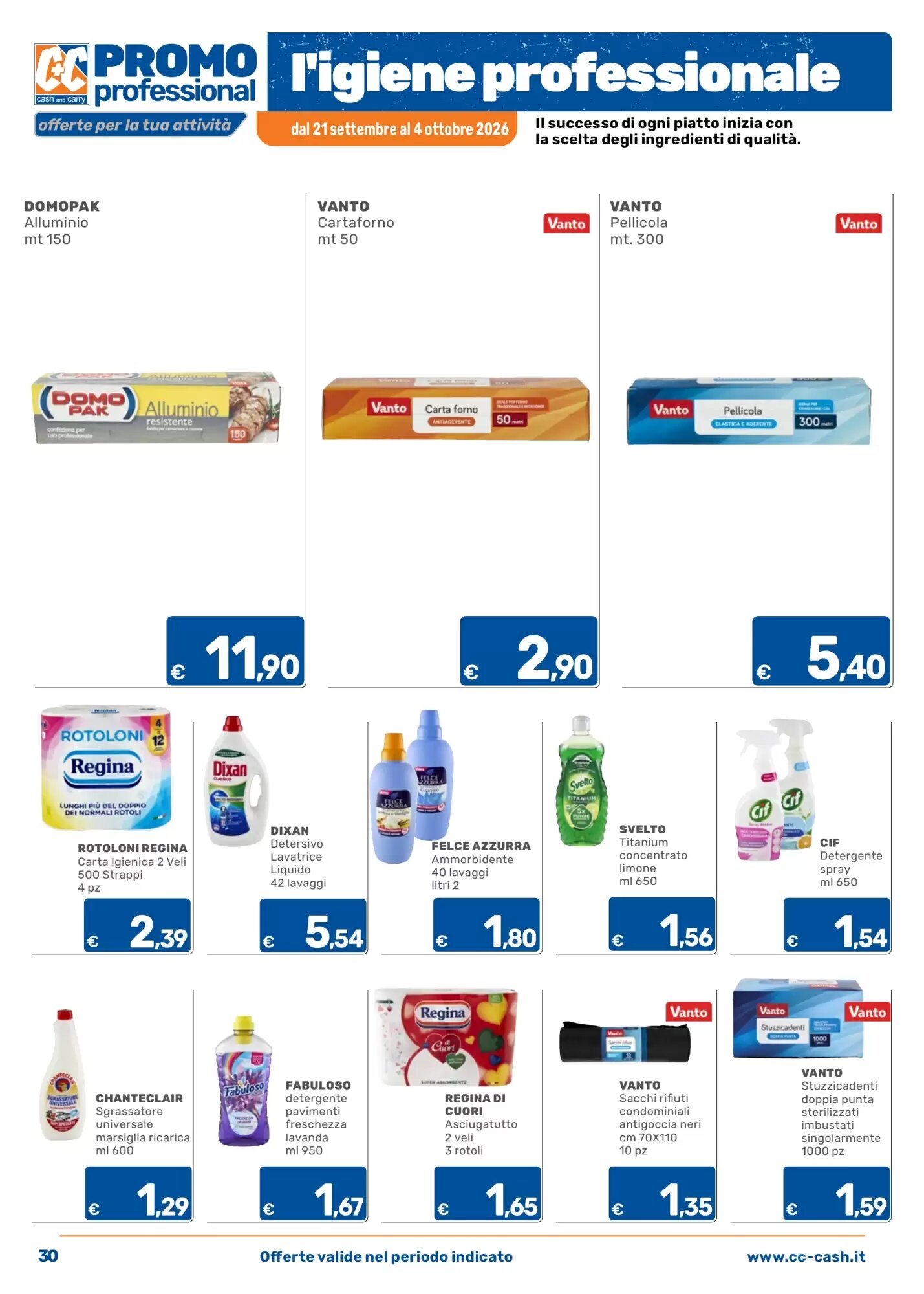 Volantino promozionale C+C Cash and Carry  valide dal 21/09/2026 - Pagina 30.