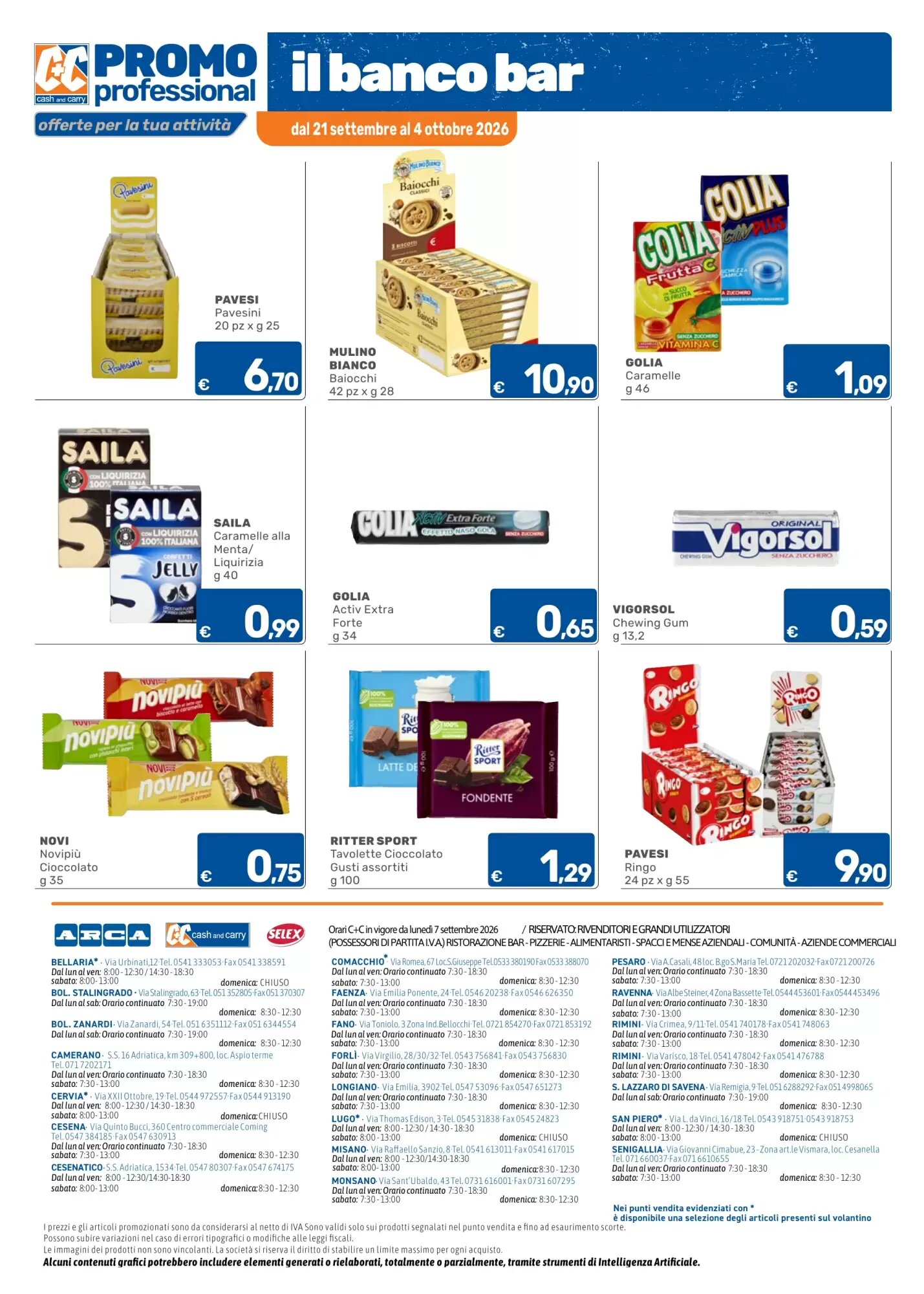 Volantino promozionale C+C Cash and Carry  valide dal 21/09/2026 - Pagina 32.
