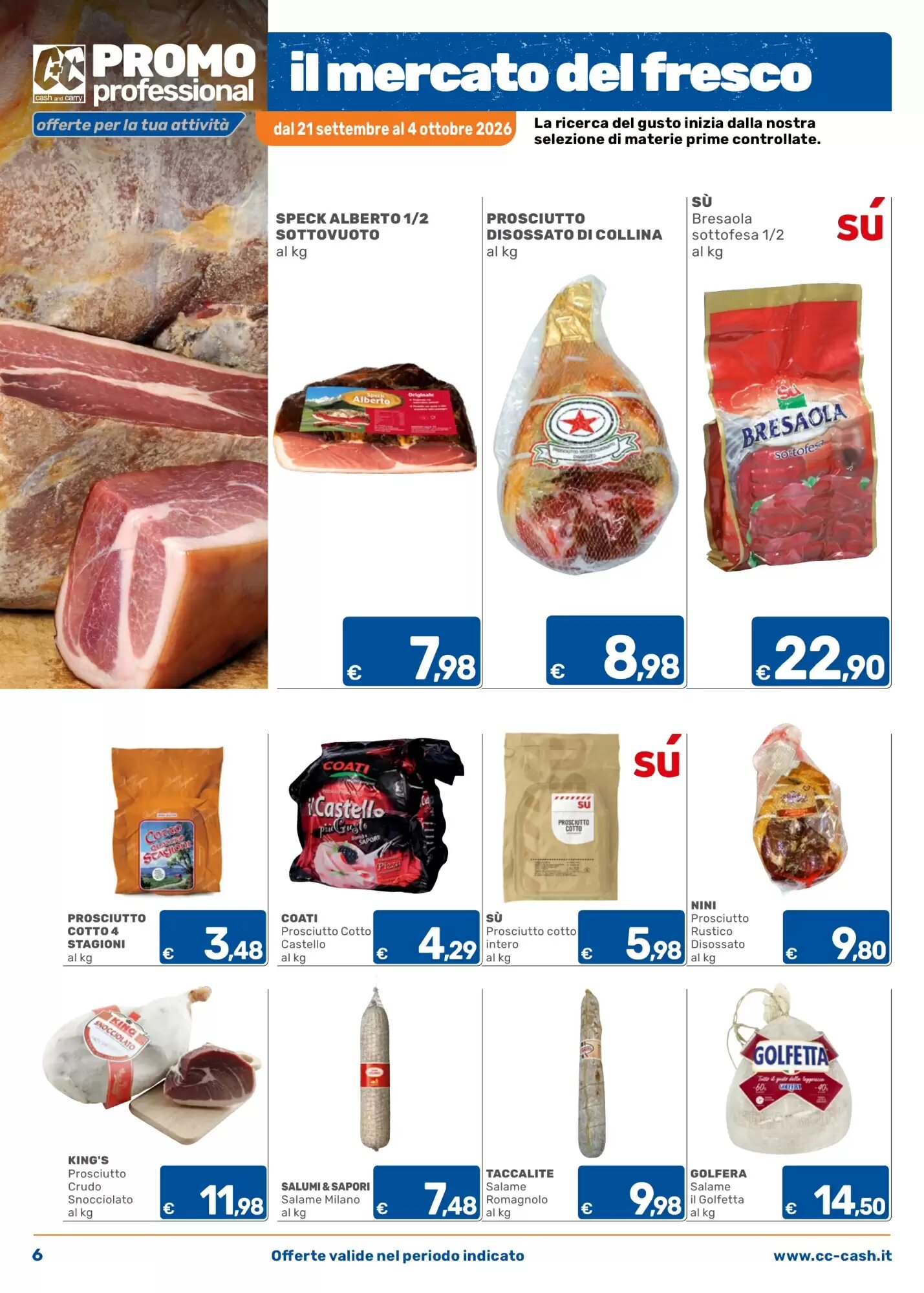 Volantino promozionale C+C Cash and Carry  valide dal 21/09/2026 - Pagina 6.
