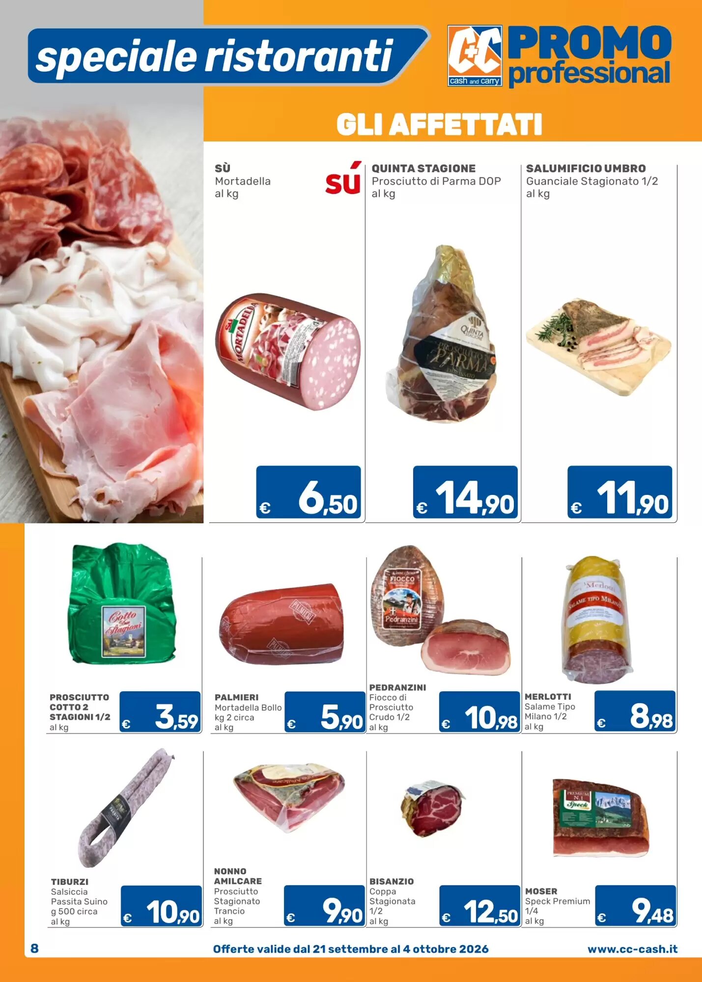 Volantino promozionale C+C Cash and Carry  valide dal 21/09/2026 - Pagina 8.