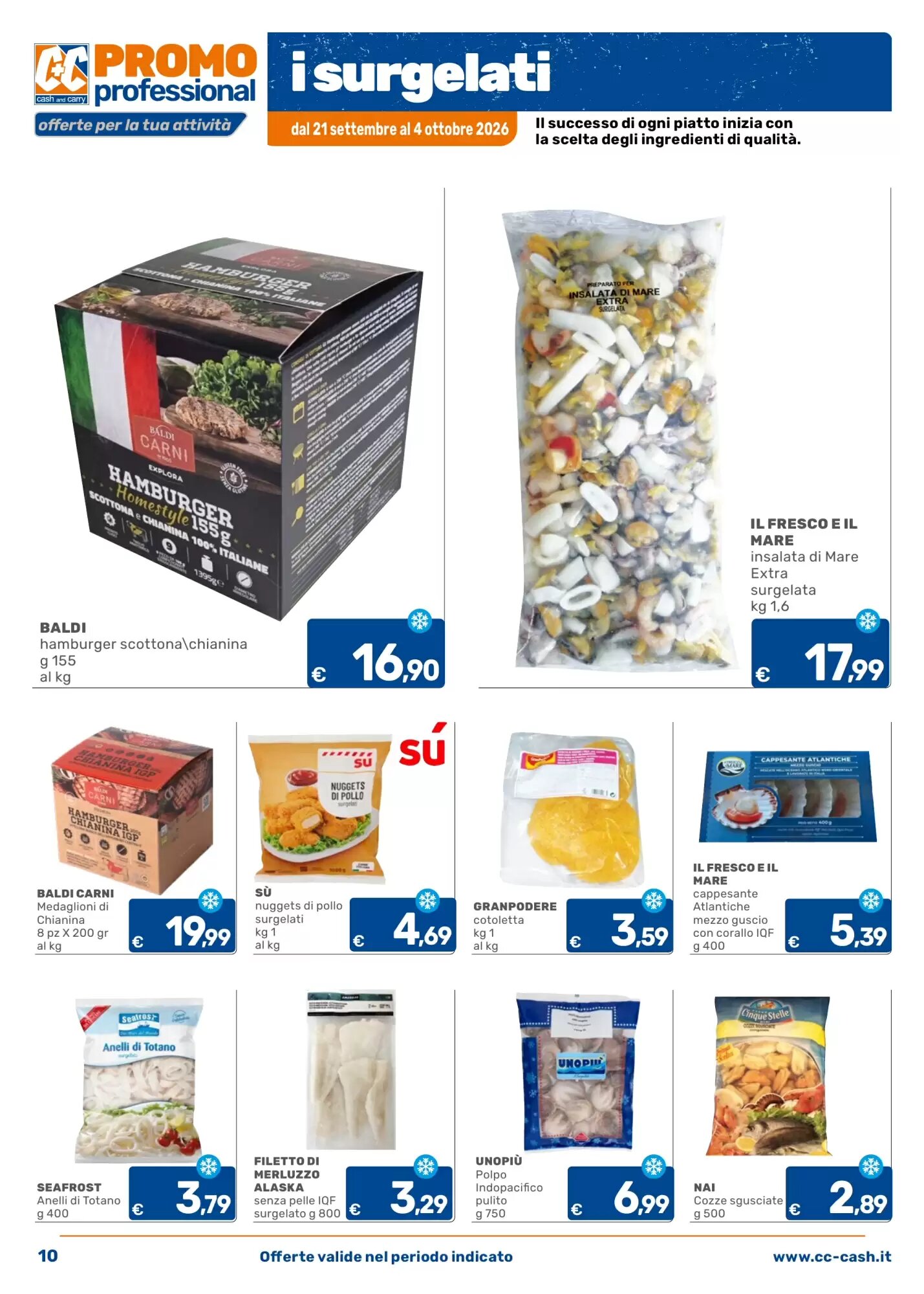 Volantino promozionale C+C Cash and Carry  valide dal 21/09/2026 - Pagina 10.