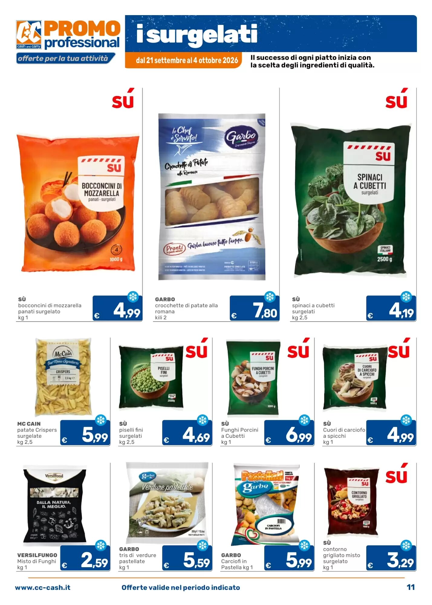 Volantino promozionale C+C Cash and Carry  valide dal 21/09/2026 - Pagina 11.