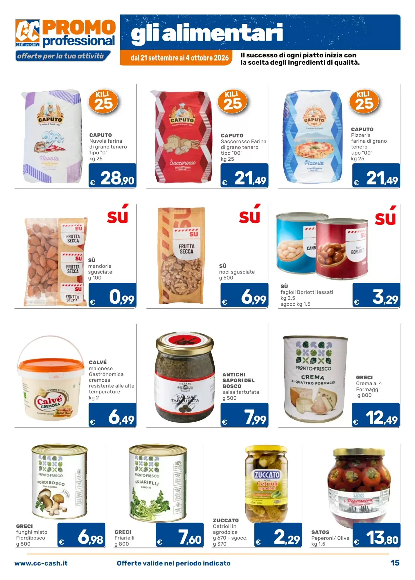 Volantino promozionale C+C Cash and Carry  valide dal 21/09/2026 - Pagina 15.
