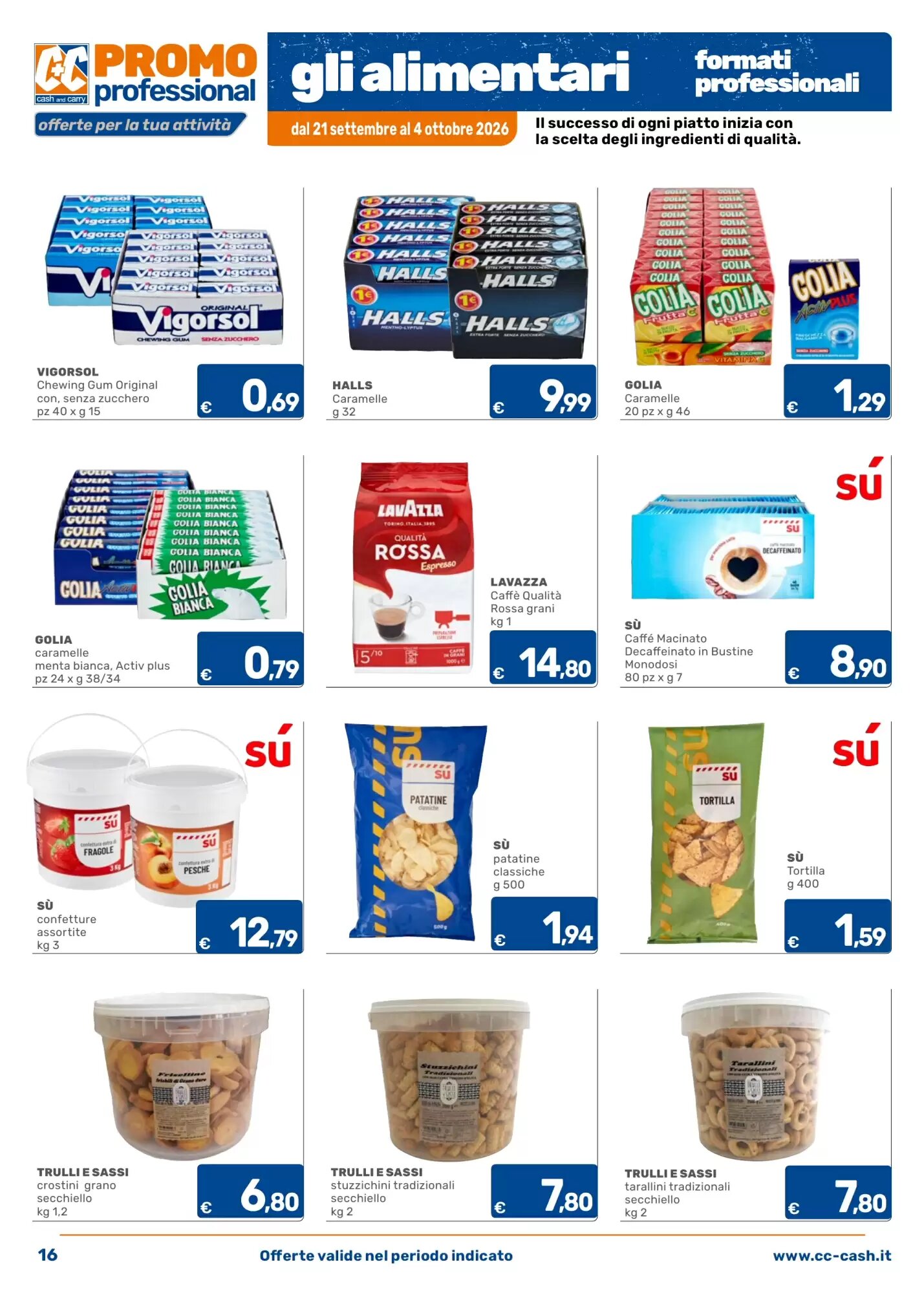 Volantino promozionale C+C Cash and Carry  valide dal 21/09/2026 - Pagina 16.