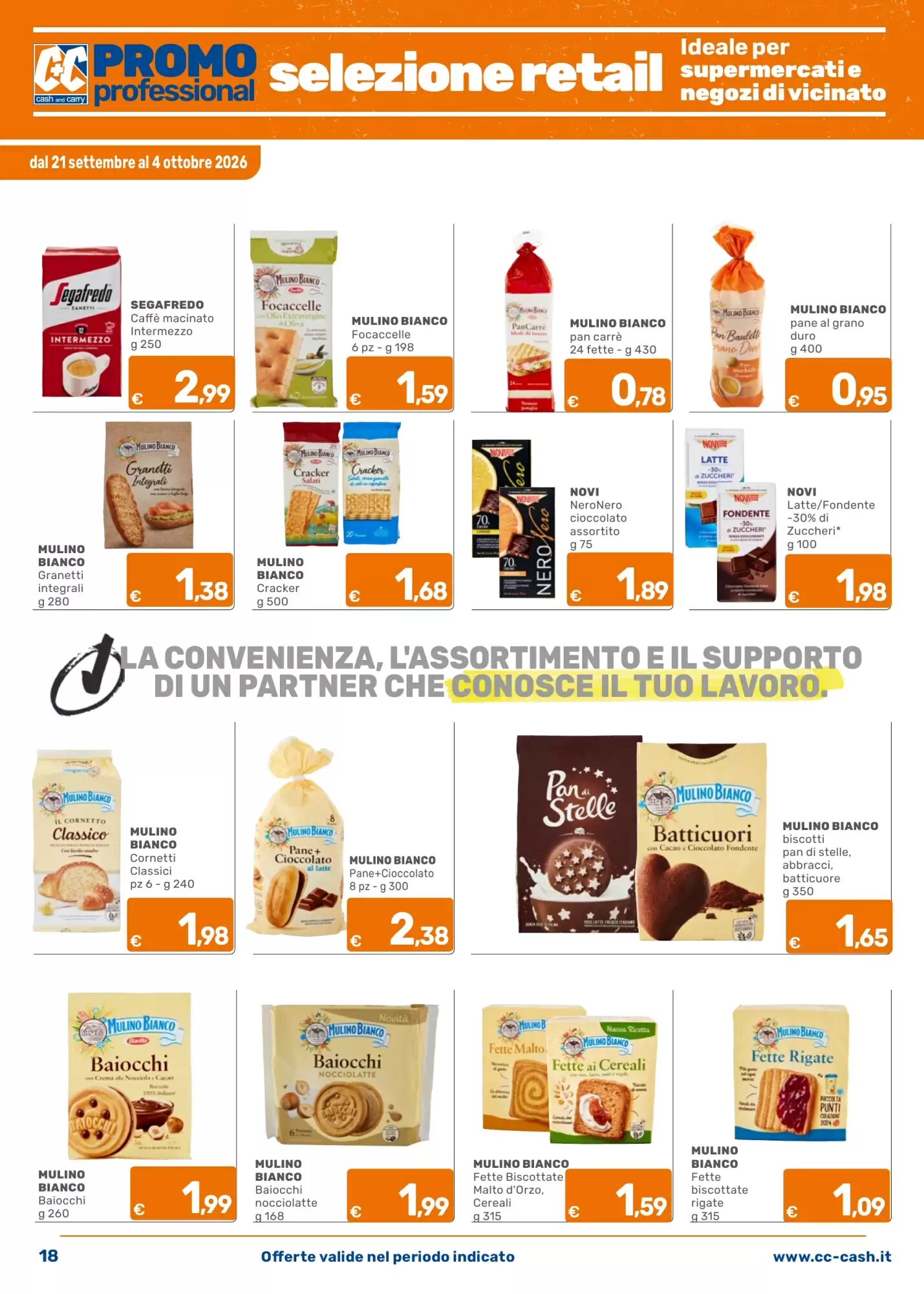 Volantino promozionale C+C Cash and Carry  valide dal 21/09/2026 - Pagina 18.