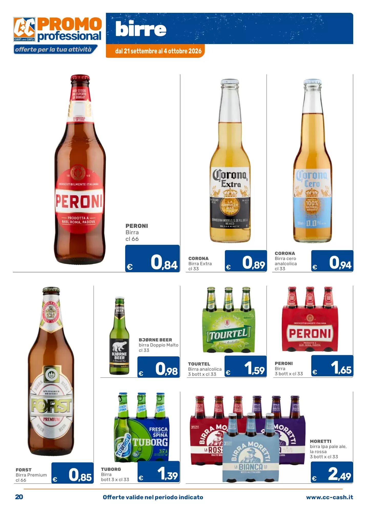 Volantino promozionale C+C Cash and Carry  valide dal 21/09/2026 - Pagina 20.