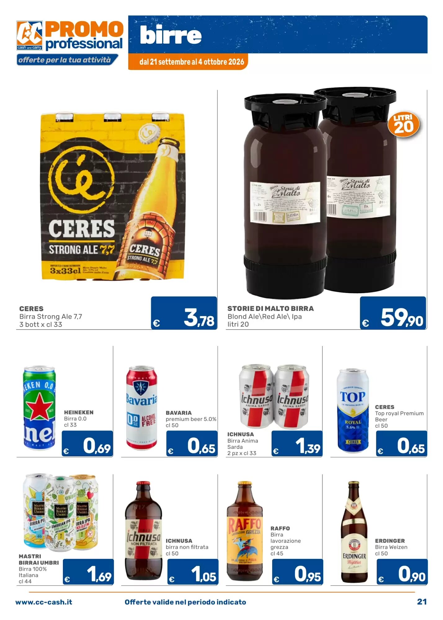 Volantino promozionale C+C Cash and Carry  valide dal 21/09/2026 - Pagina 21.
