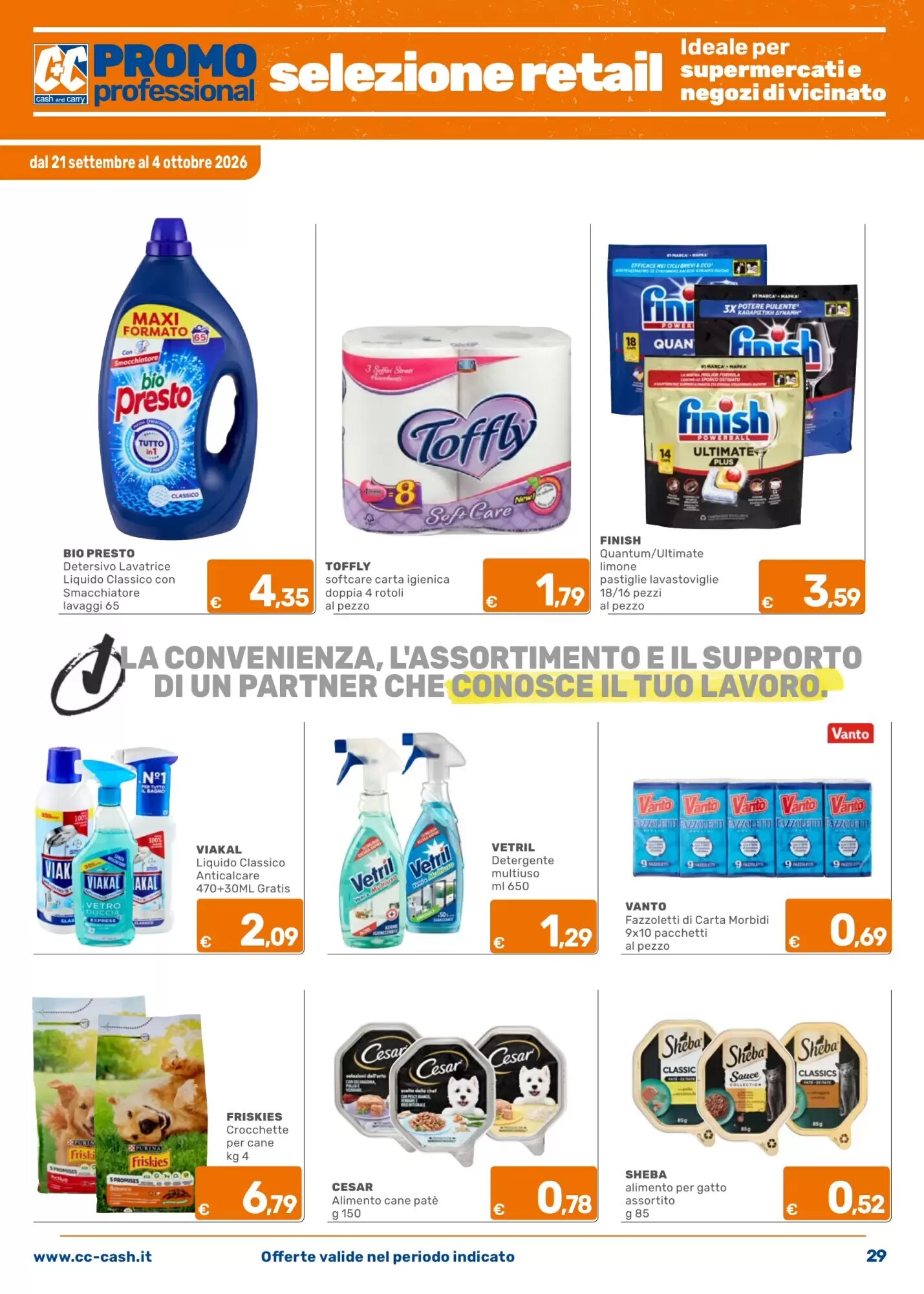 Volantino promozionale C+C Cash and Carry  valide dal 21/09/2026 - Pagina 29.