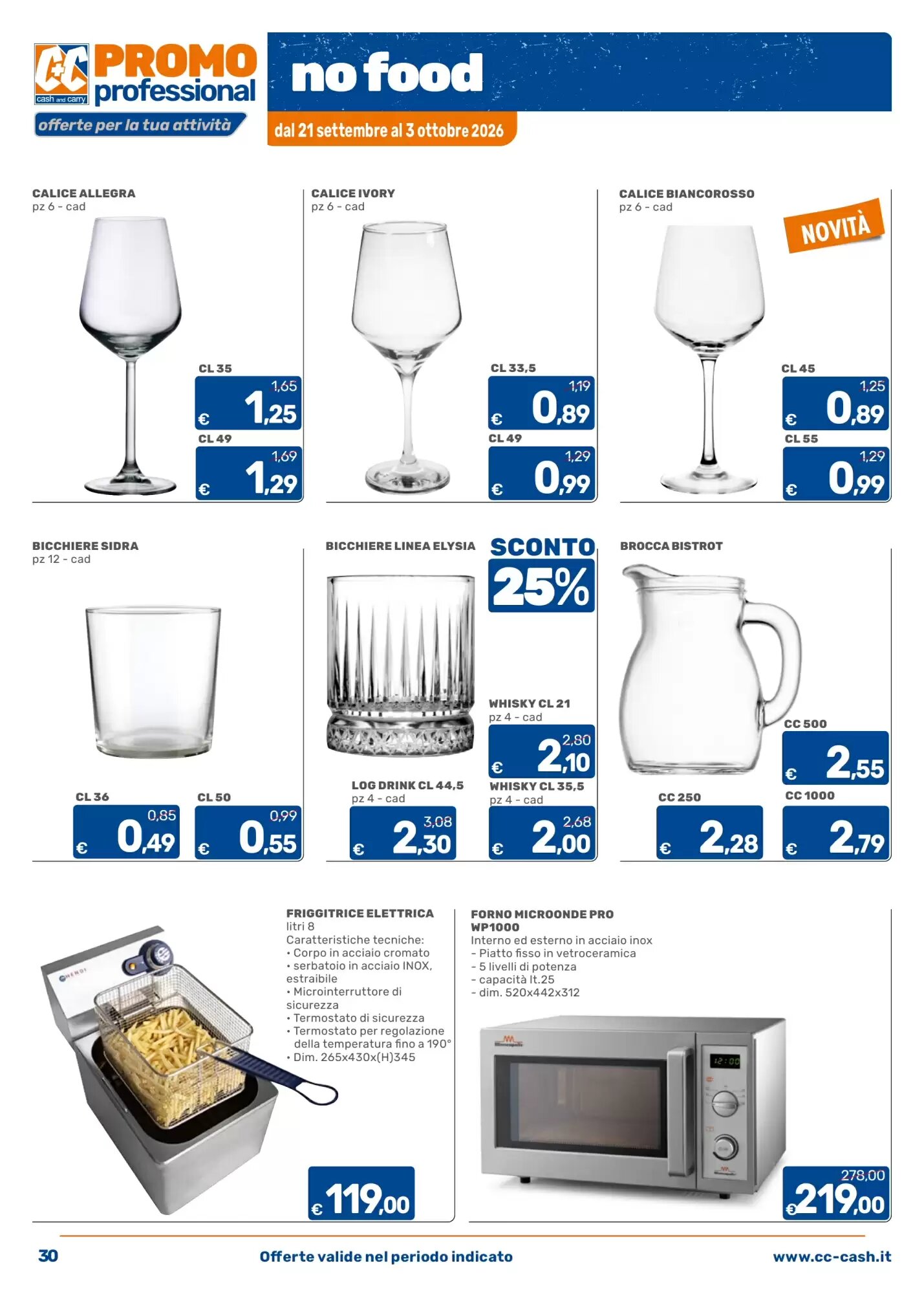 Volantino promozionale C+C Cash and Carry  valide dal 21/09/2026 - Pagina 30.