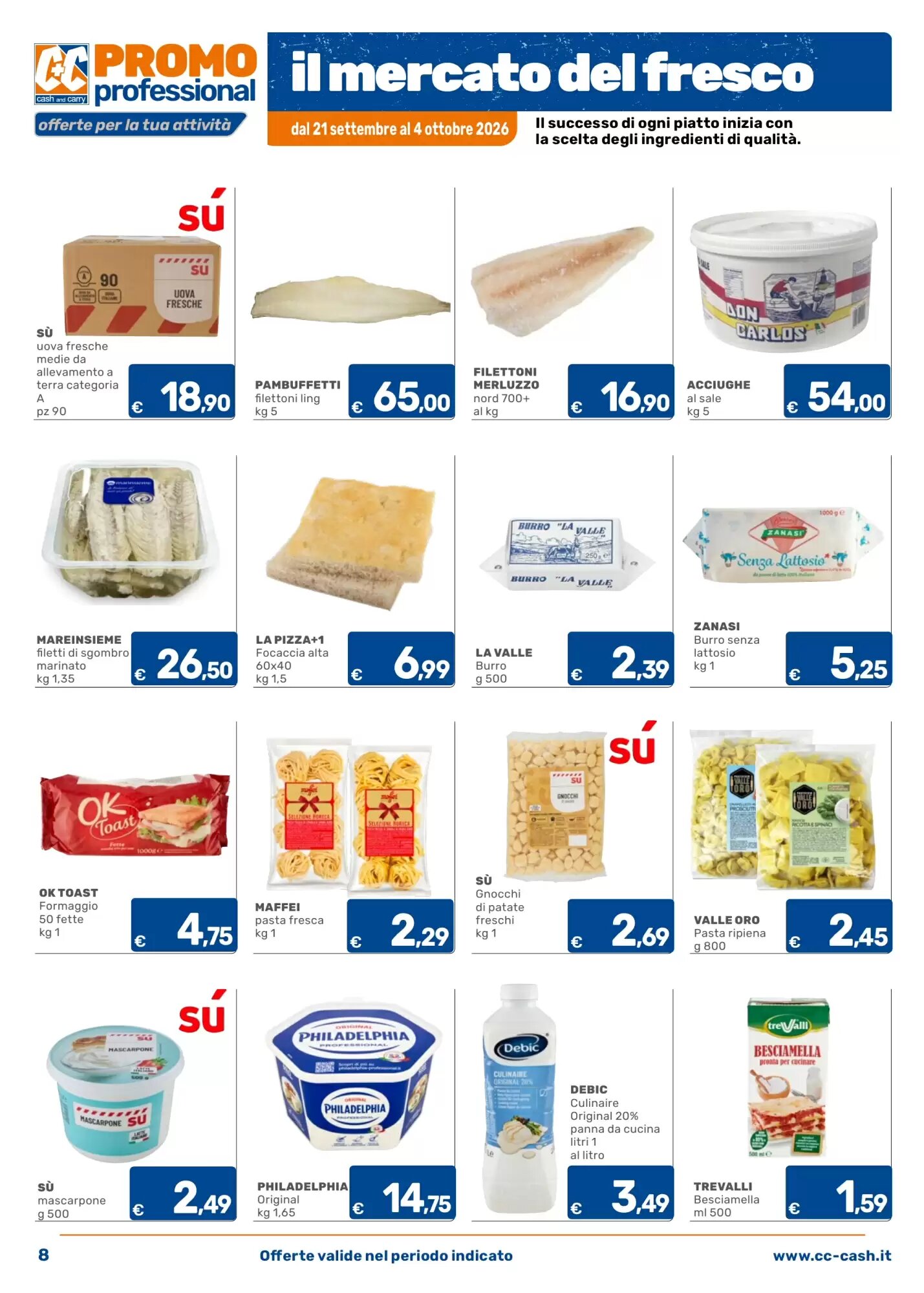 Volantino promozionale C+C Cash and Carry  valide dal 21/09/2026 - Pagina 8.