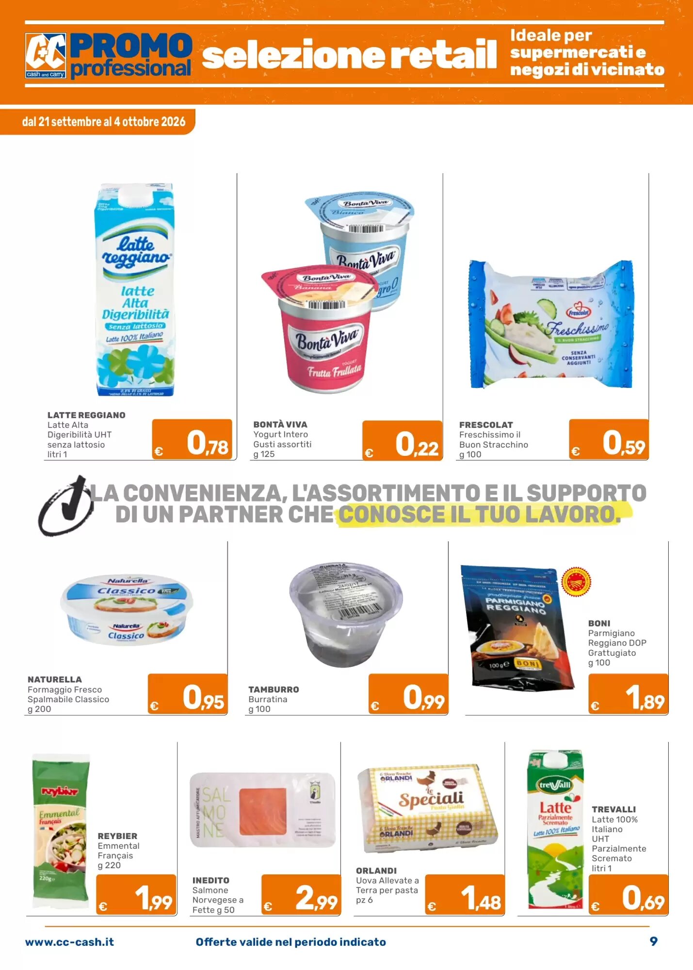 Volantino promozionale C+C Cash and Carry  valide dal 21/09/2026 - Pagina 9.