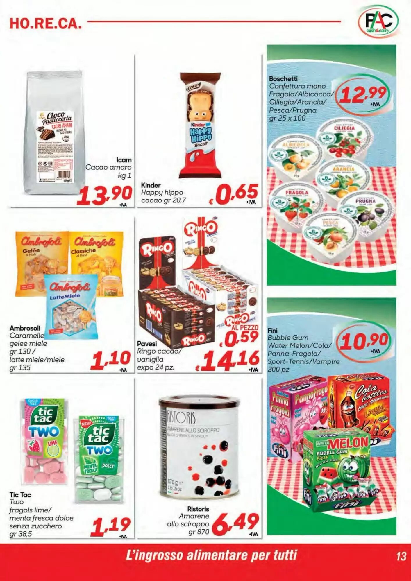 Volantino promozionale Pac Cash&Carry  valide dal 21/09/2026 - Pagina 13.