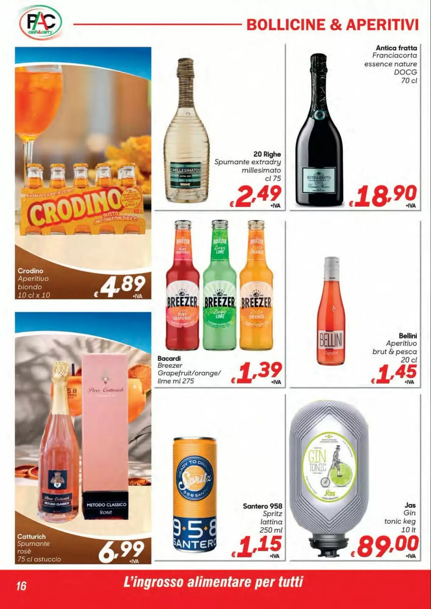 Volantino promozionale Pac Cash&Carry  valide dal 21/09/2026 - Pagina 16.