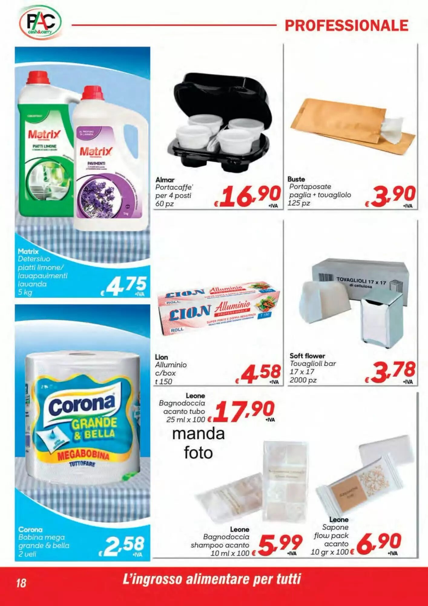 Volantino promozionale Pac Cash&Carry  valide dal 21/09/2026 - Pagina 18.