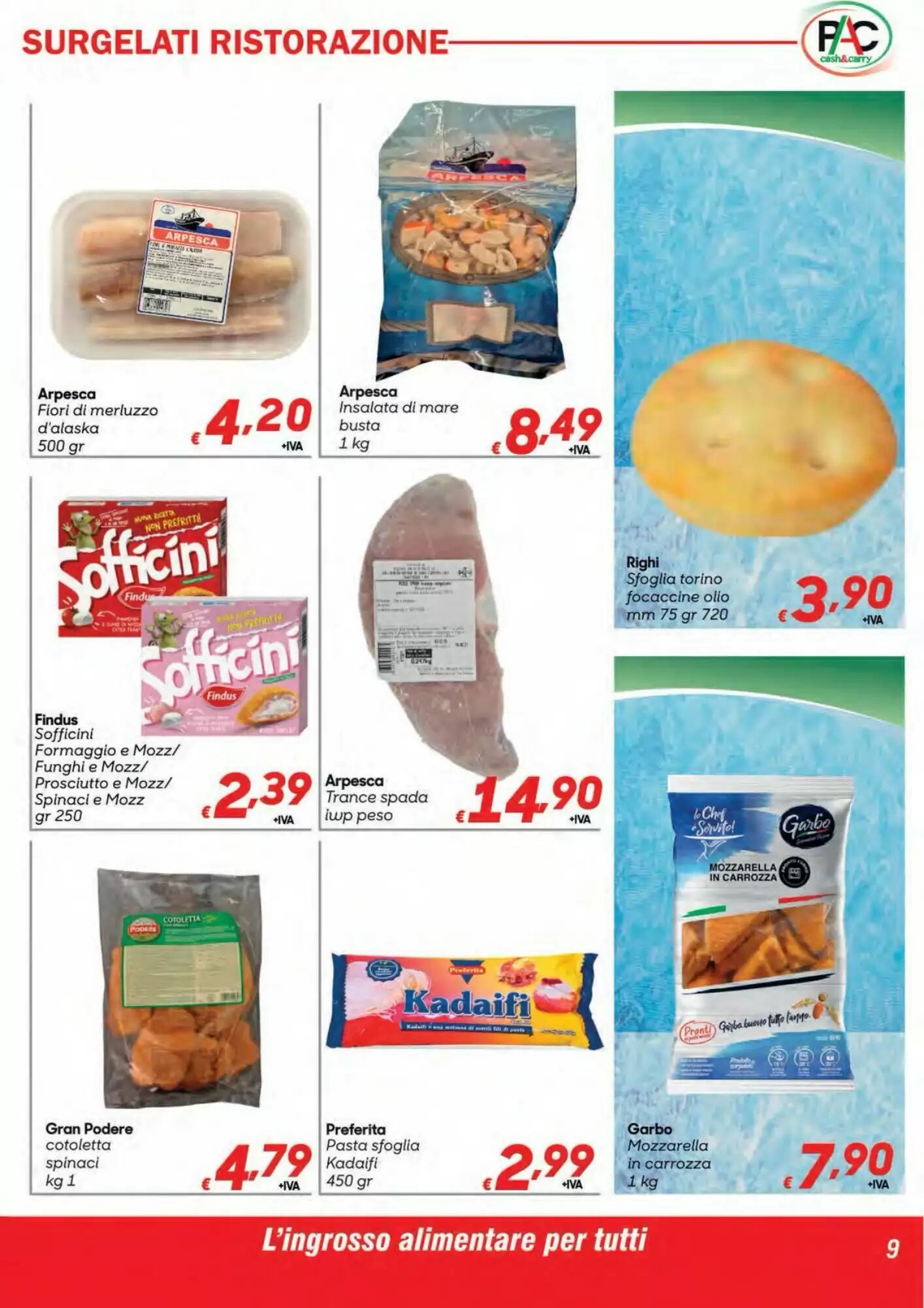 Volantino promozionale Pac Cash&Carry  valide dal 21/09/2026 - Pagina 9.