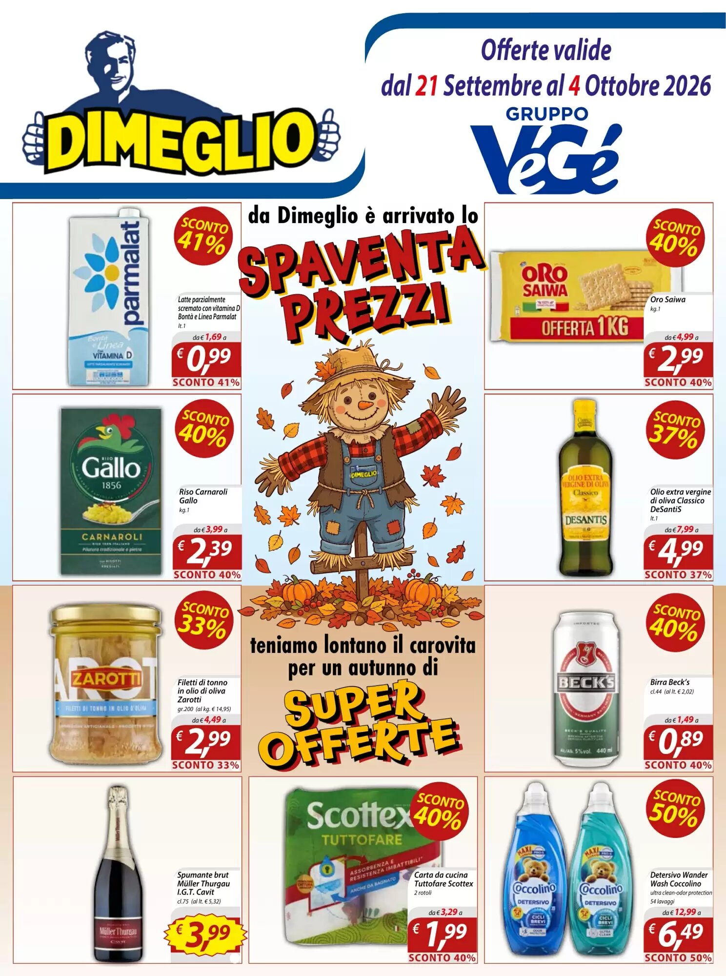 Volantino promozionale DiMeglio valide dal 21/09/2026 - Pagina 1.