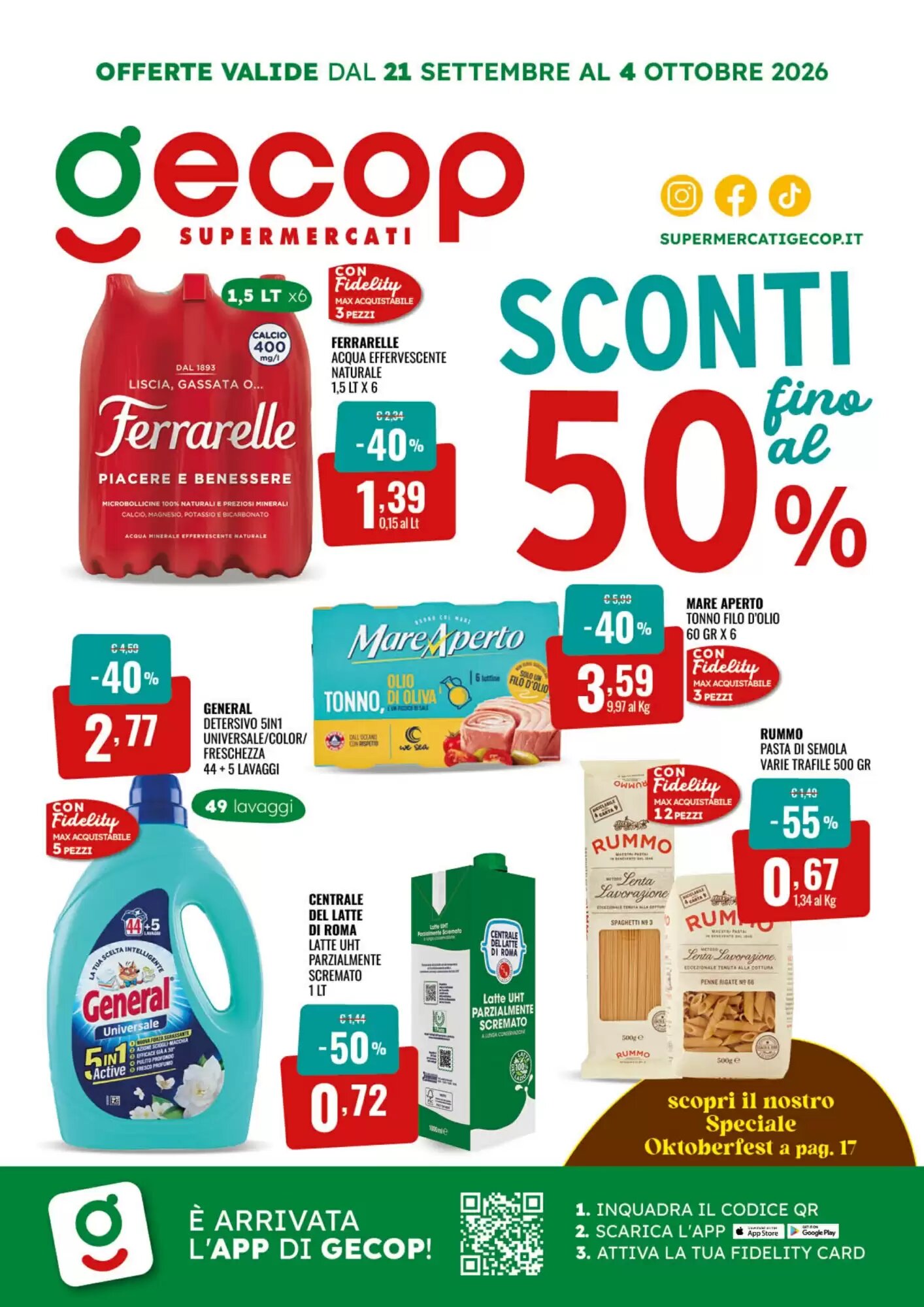 Volantino promozionale Gecop  valide dal 21/09/2026 - Pagina 1.