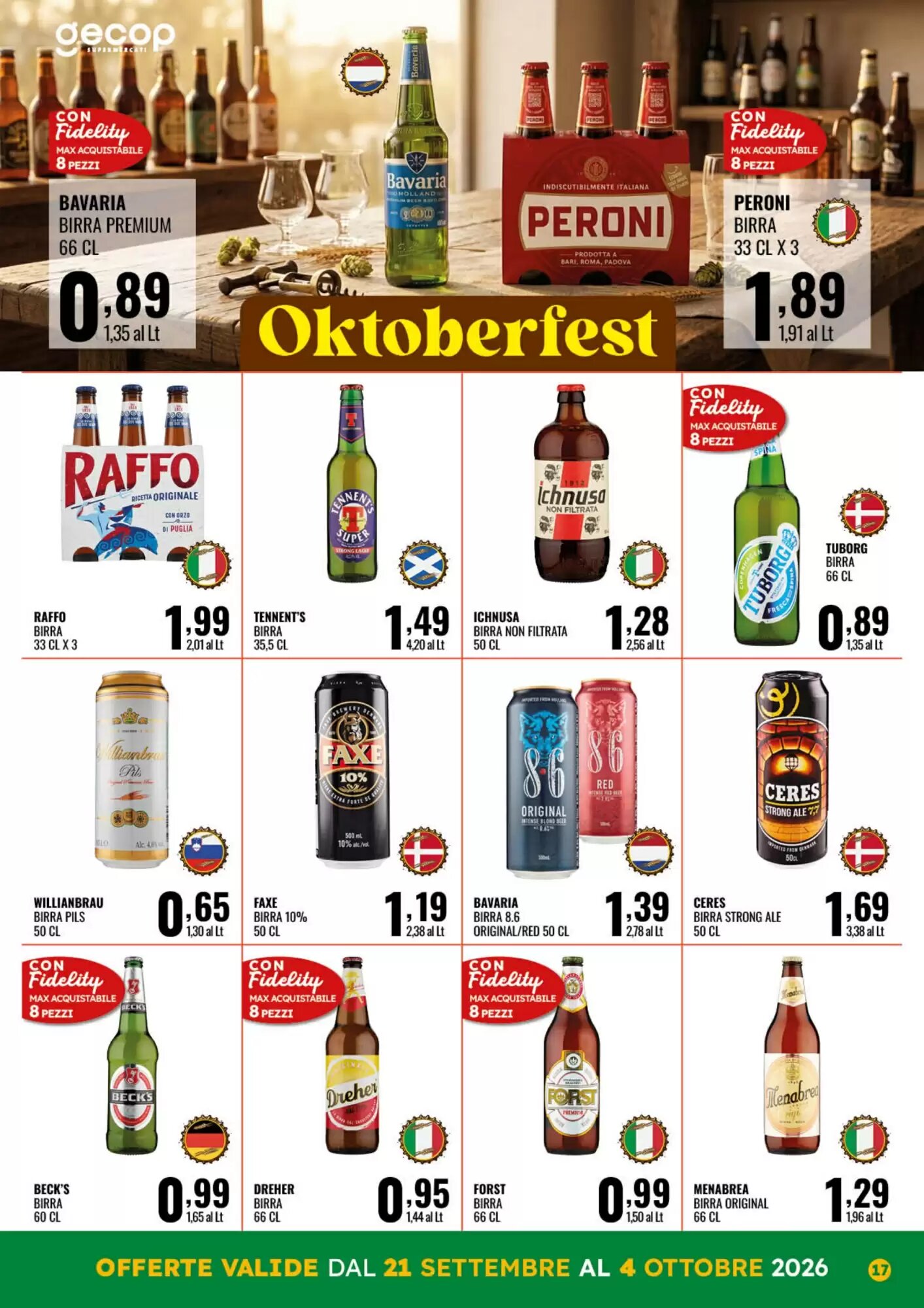 Volantino promozionale Gecop  valide dal 21/09/2026 - Pagina 17.