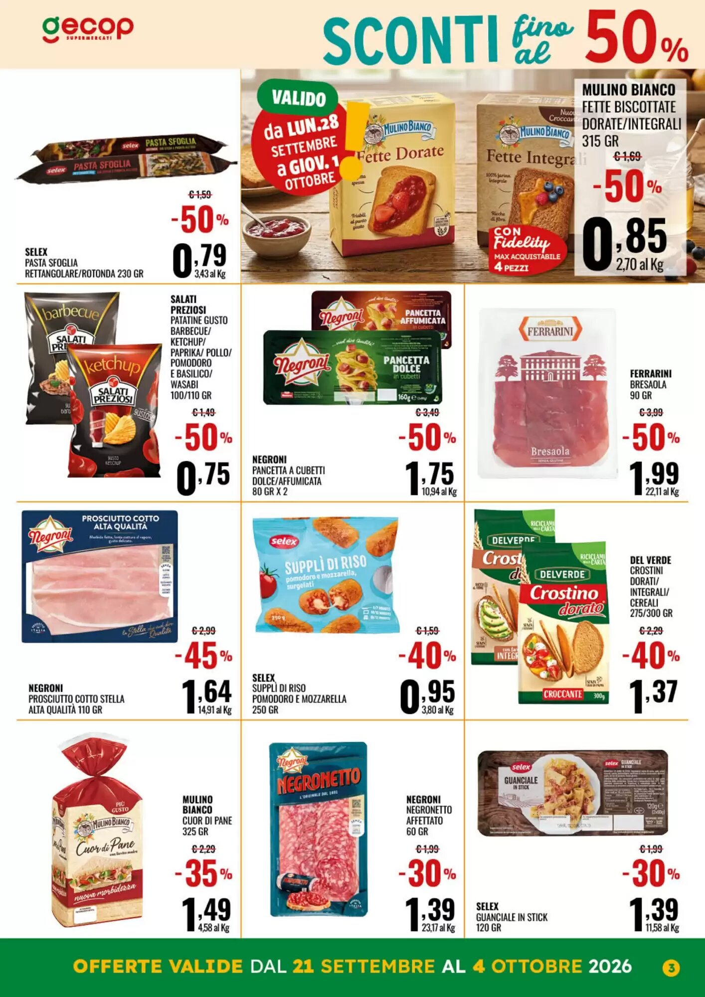 Volantino promozionale Gecop  valide dal 21/09/2026 - Pagina 3.