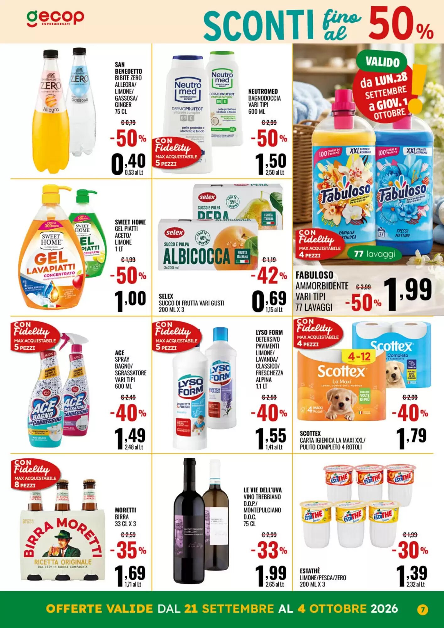 Volantino promozionale Gecop  valide dal 21/09/2026 - Pagina 7.