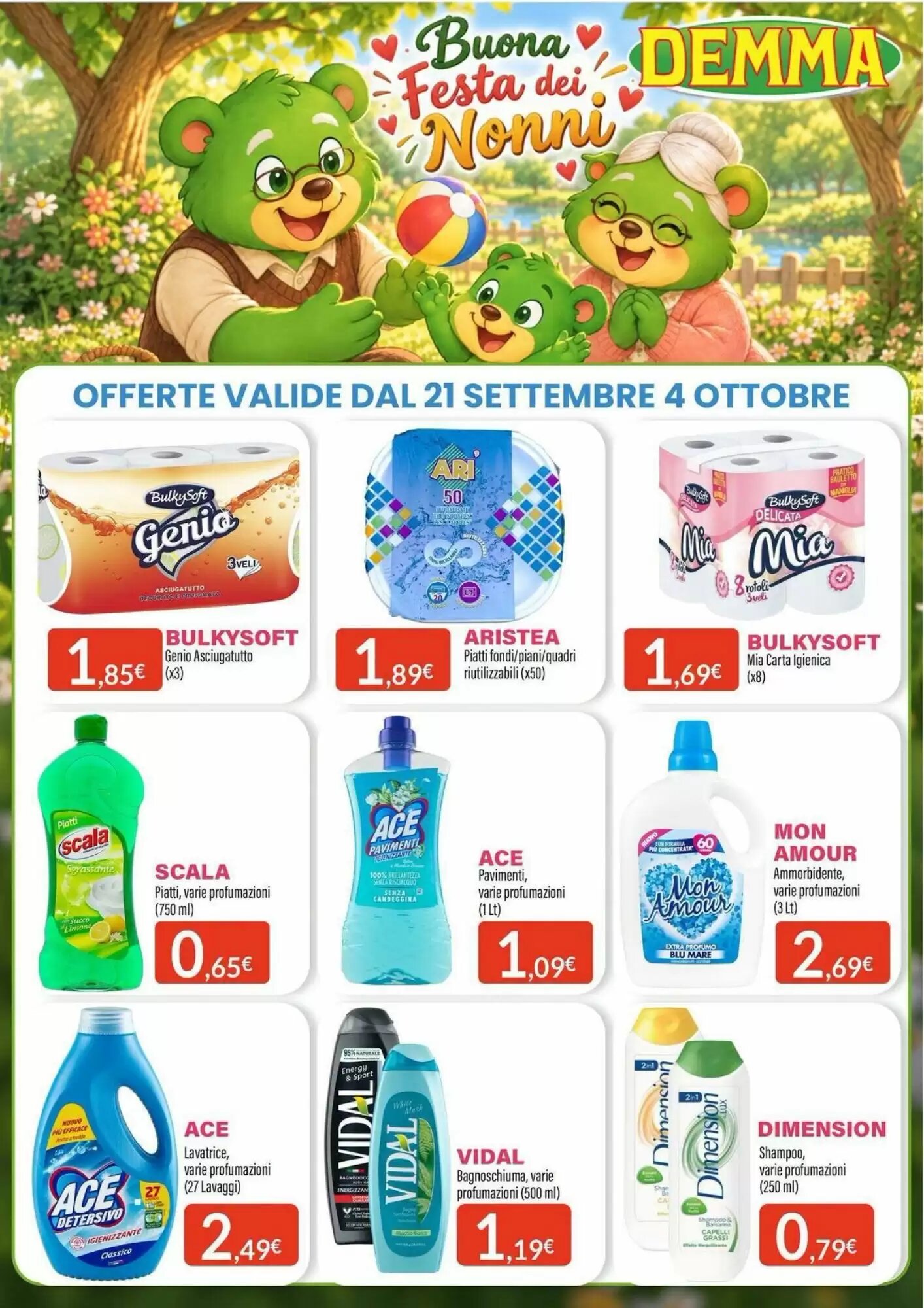 Volantino promozionale Sanitaria Demma valide dal 21/09/2026 - Pagina 1.