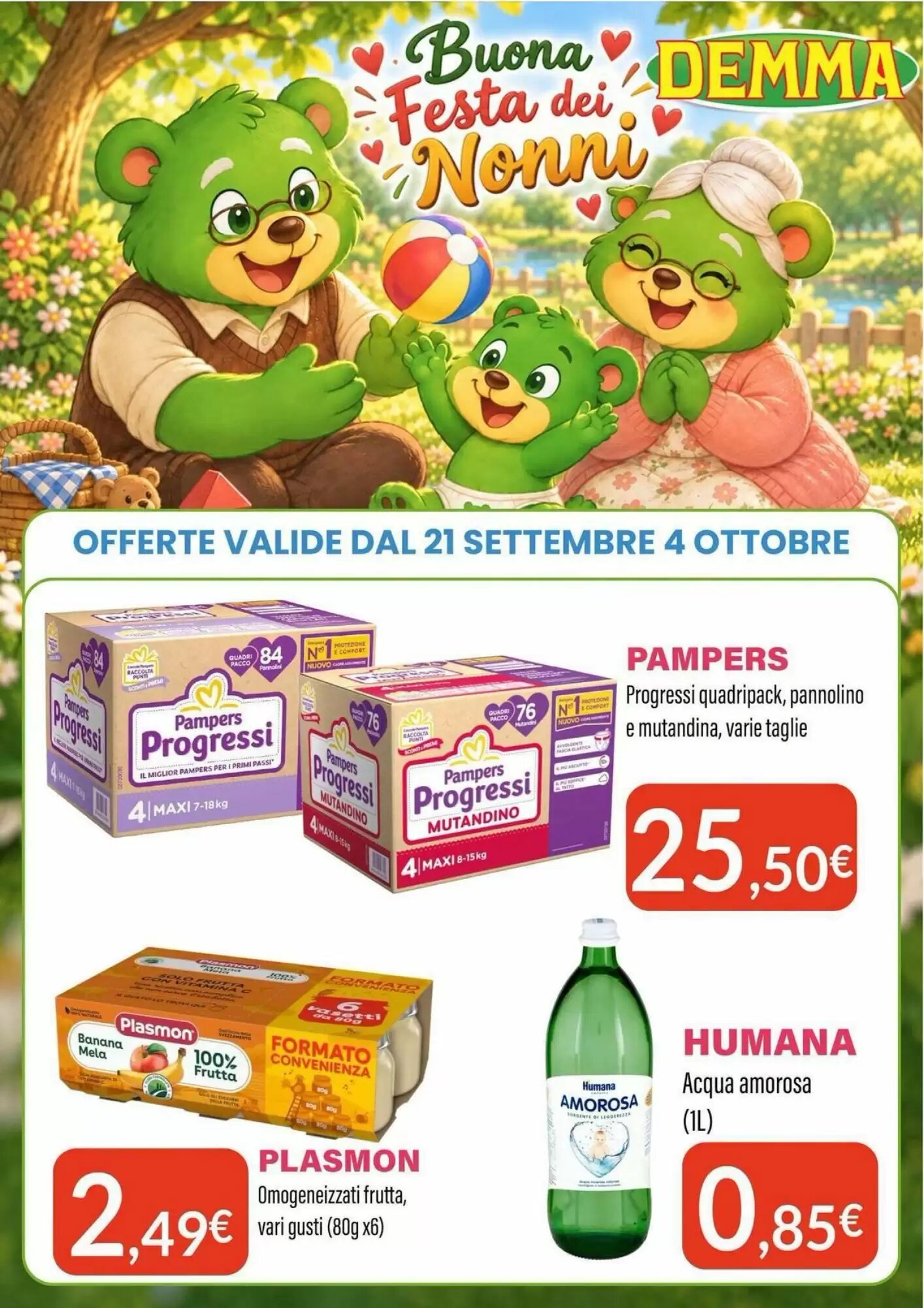Volantino promozionale Sanitaria Demma valide dal 21/09/2026 - Pagina 1.