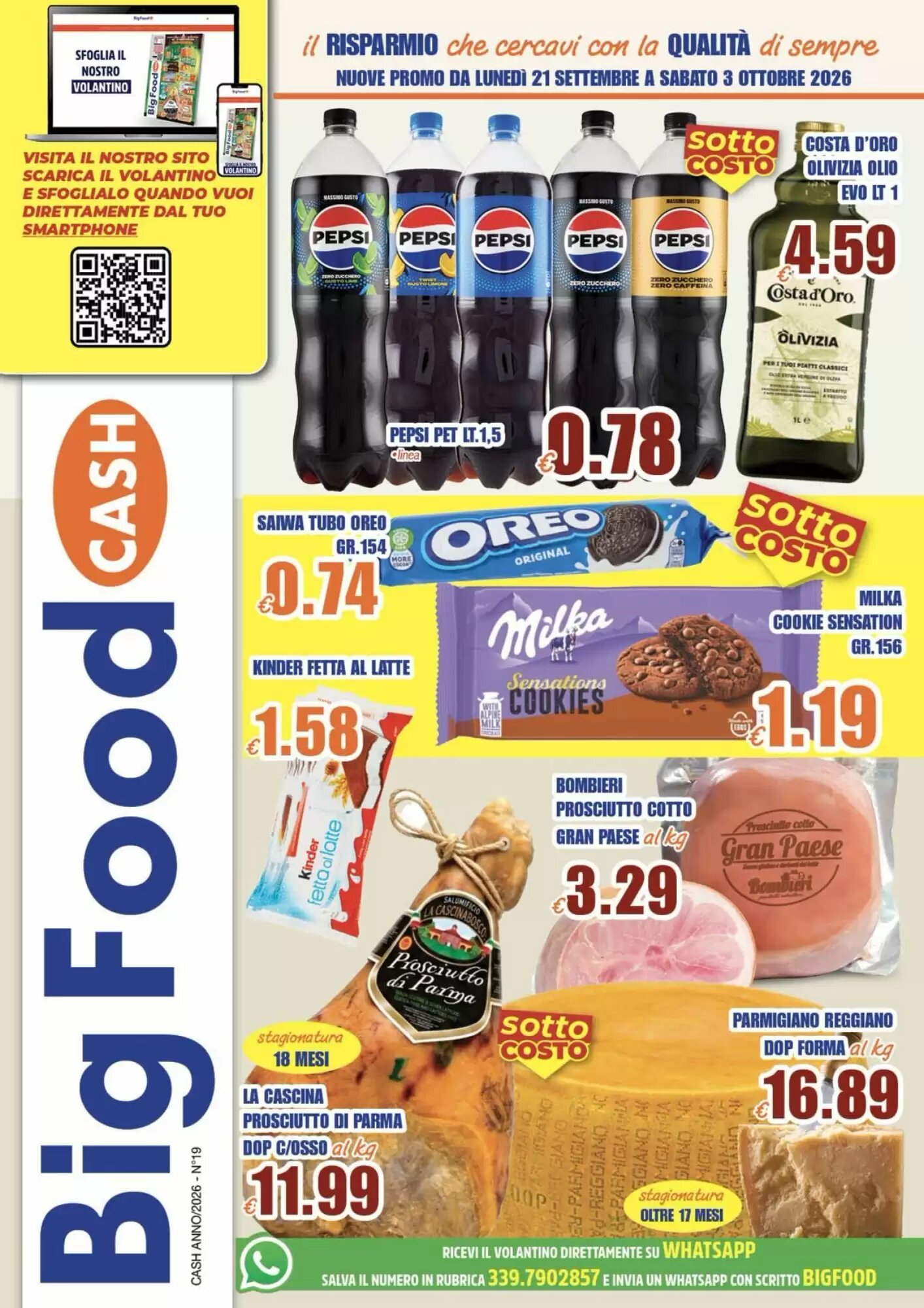 Volantino promozionale Big Food  valide dal 21/09/2026 - Pagina 1.