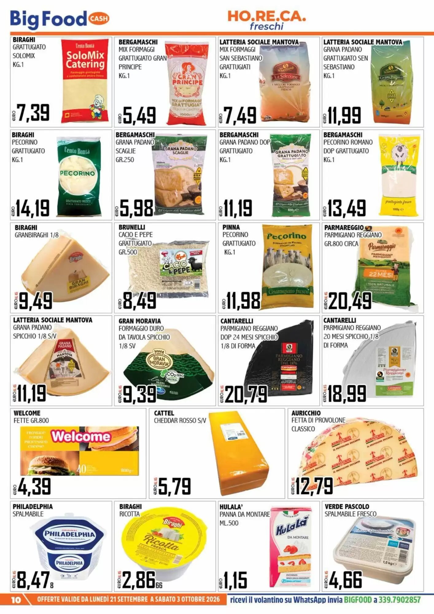 Volantino promozionale Big Food  valide dal 21/09/2026 - Pagina 10.