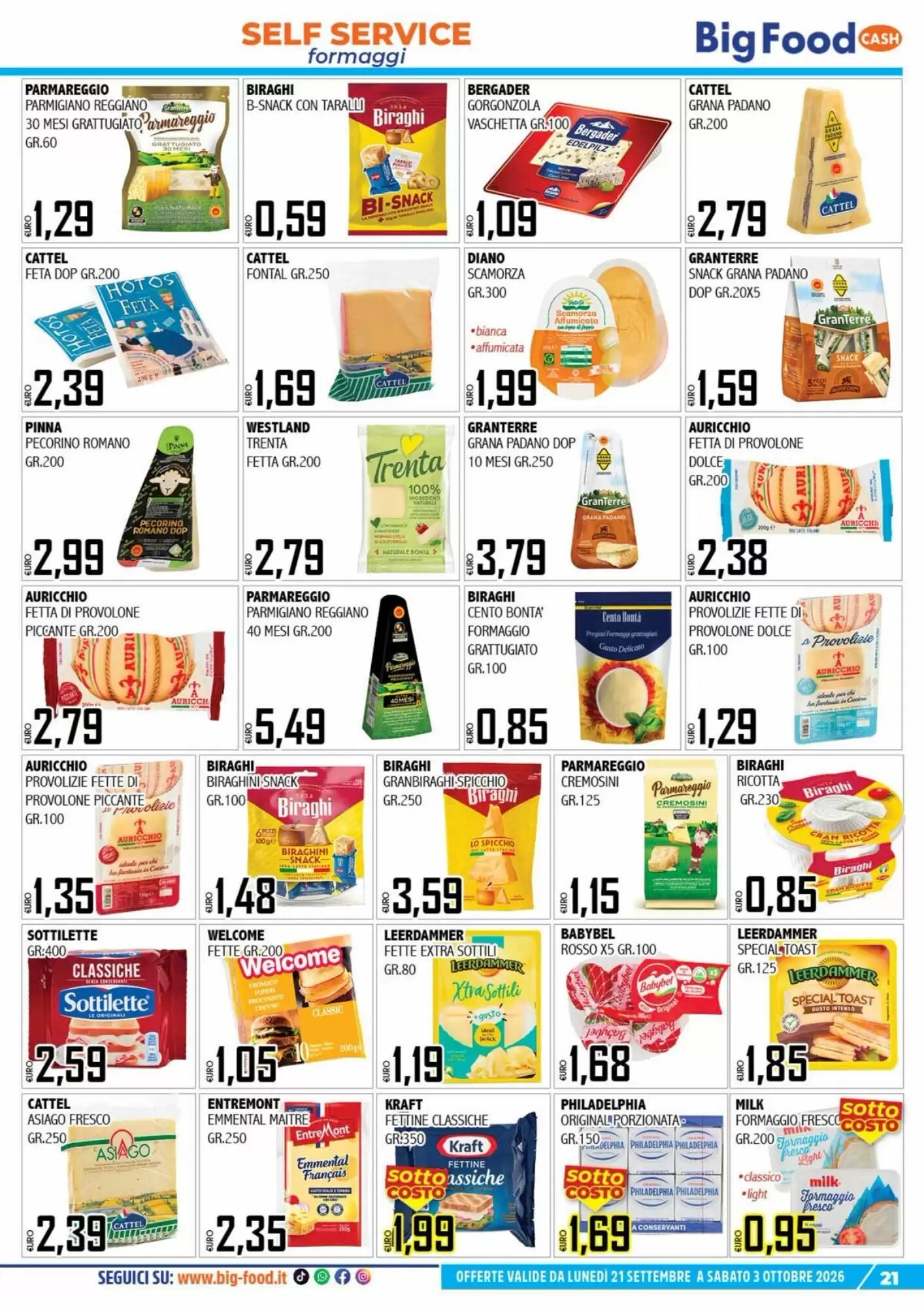 Volantino promozionale Big Food  valide dal 21/09/2026 - Pagina 21.