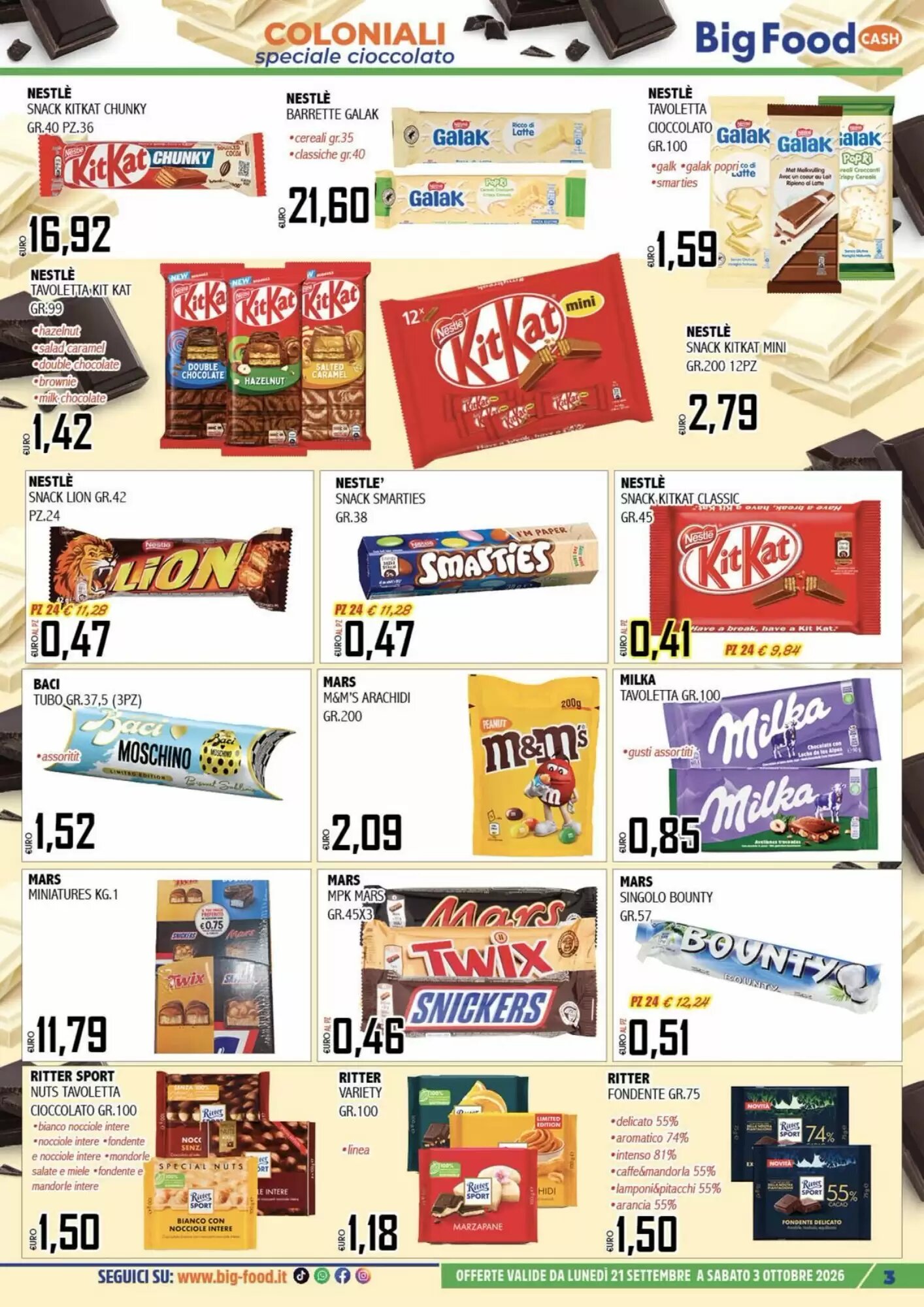 Volantino promozionale Big Food  valide dal 21/09/2026 - Pagina 3.